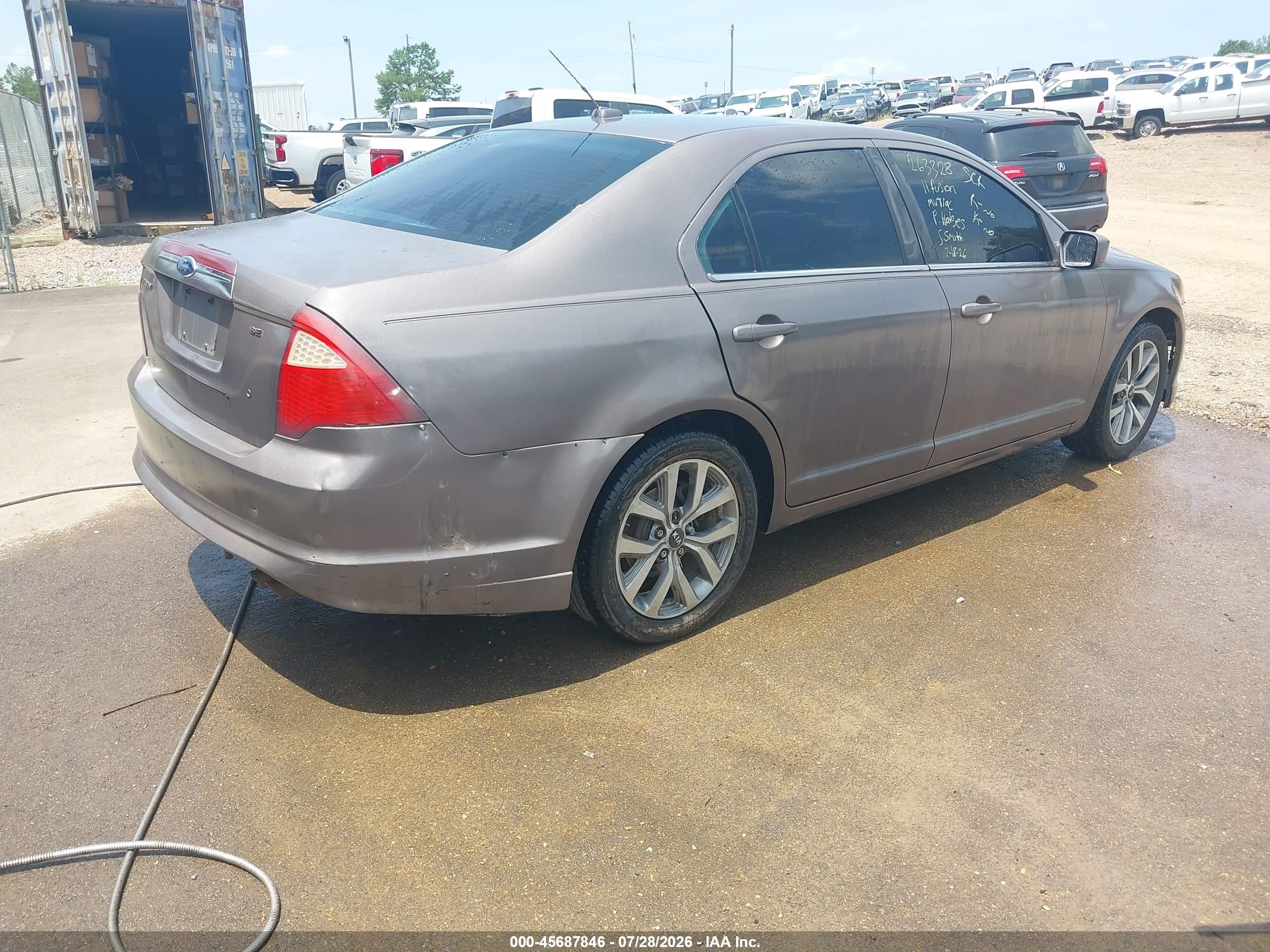 2011 Ford Fusion Sel Tan vin: 3FAHP0JA0BR263328