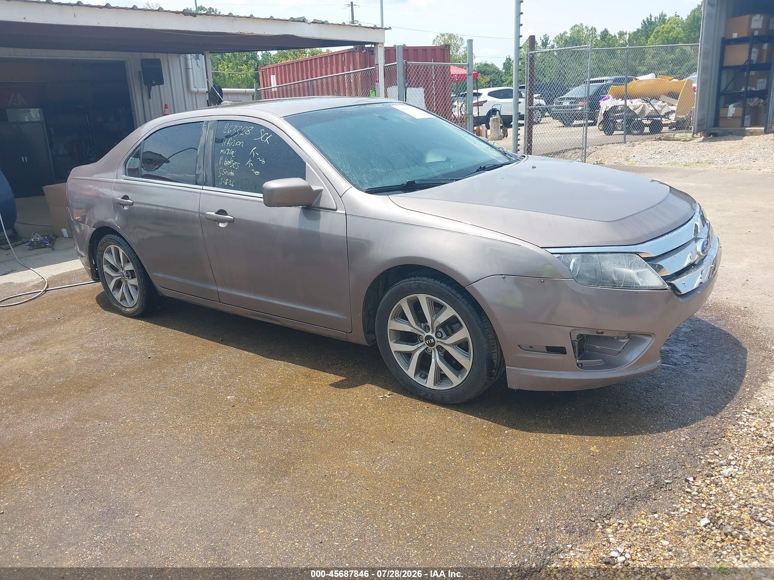 2011 Ford Fusion Sel Tan vin: 3FAHP0JA0BR263328