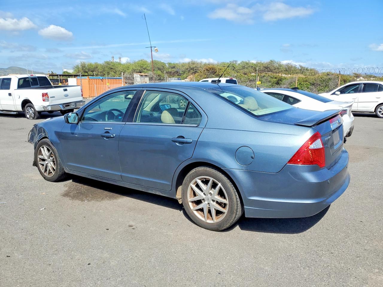 2011 Ford Fusion Sel Blue vin: 3FAHP0JA0BR308218