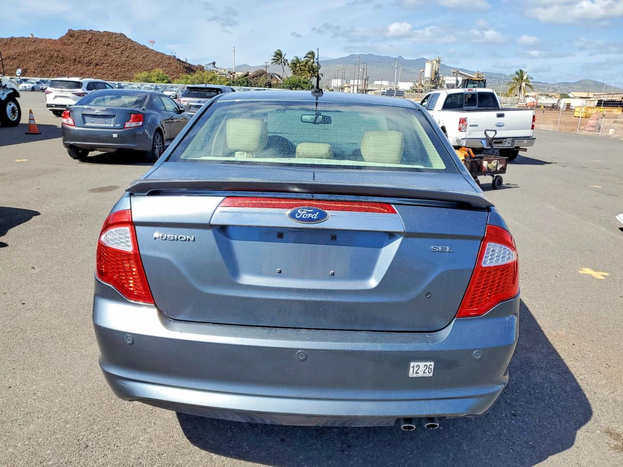 2011 Ford Fusion Sel Blue vin: 3FAHP0JA0BR308218