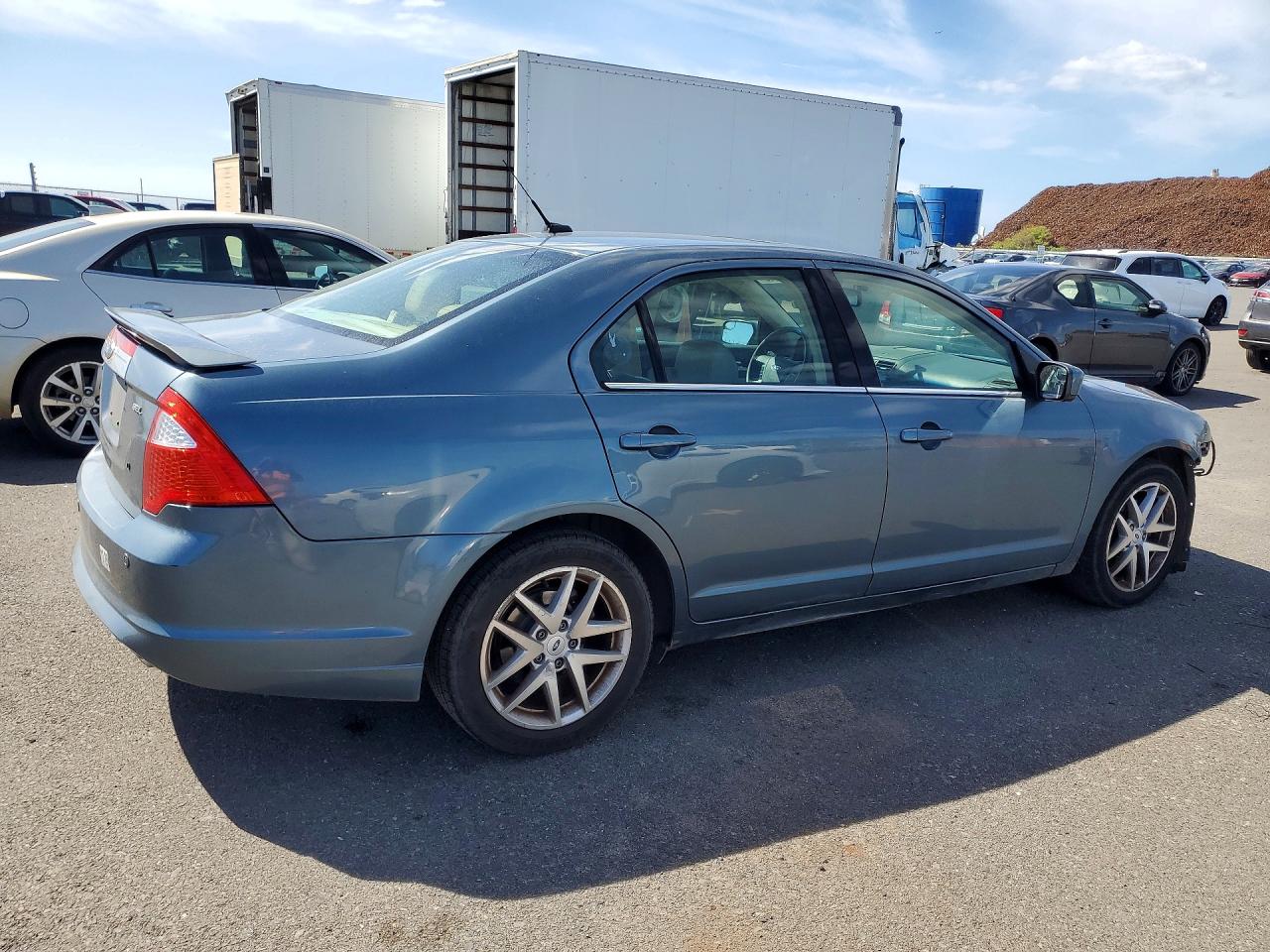 2011 Ford Fusion Sel Blue vin: 3FAHP0JA0BR308218