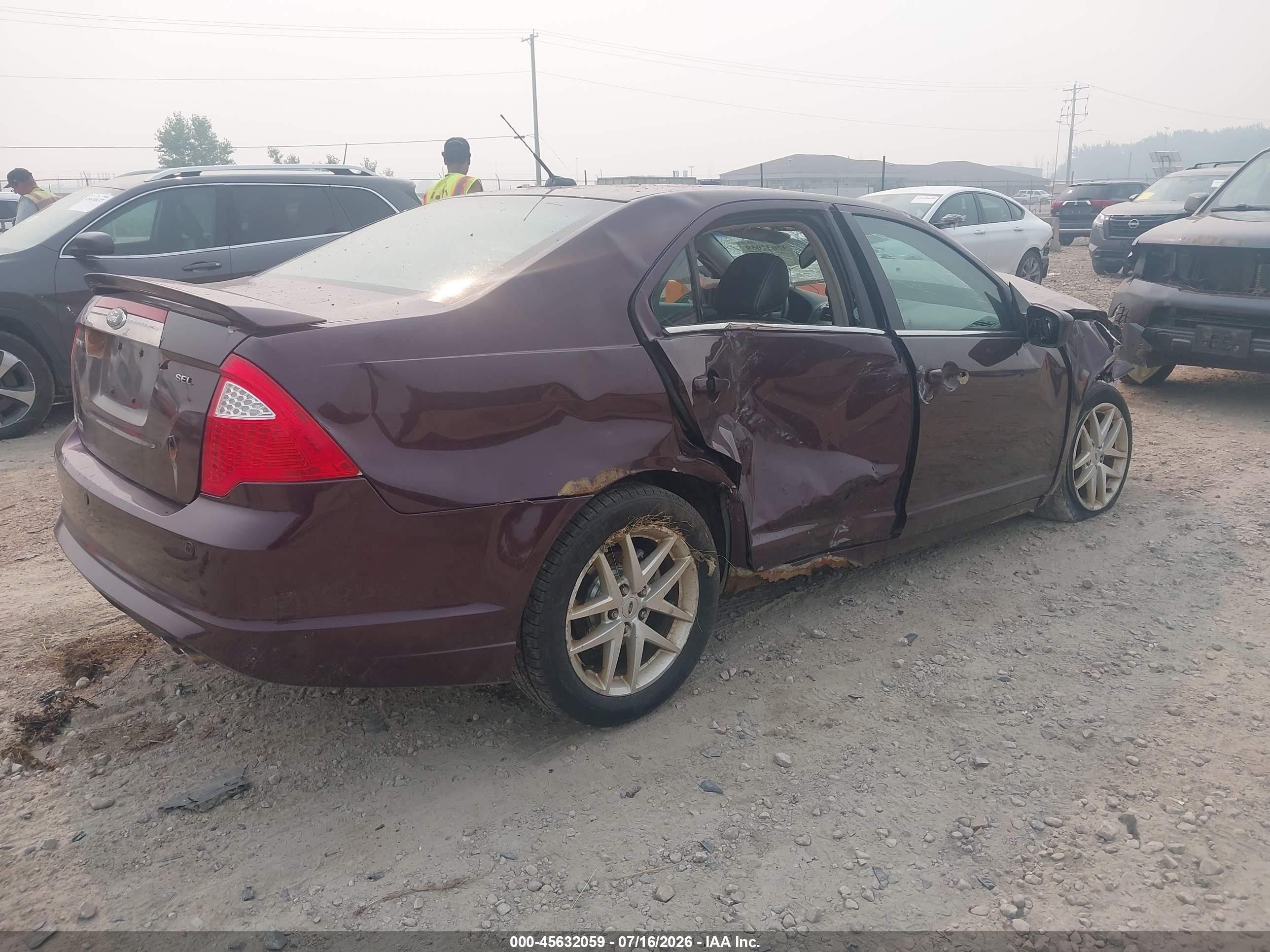 2011 Ford Fusion Sel Maroon vin: 3FAHP0JA0BR316724