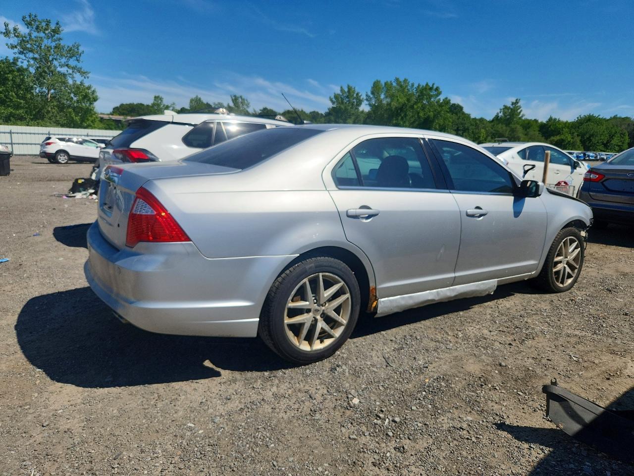 2012 Ford Fusion Sel Silver vin: 3FAHP0JA0CR100521
