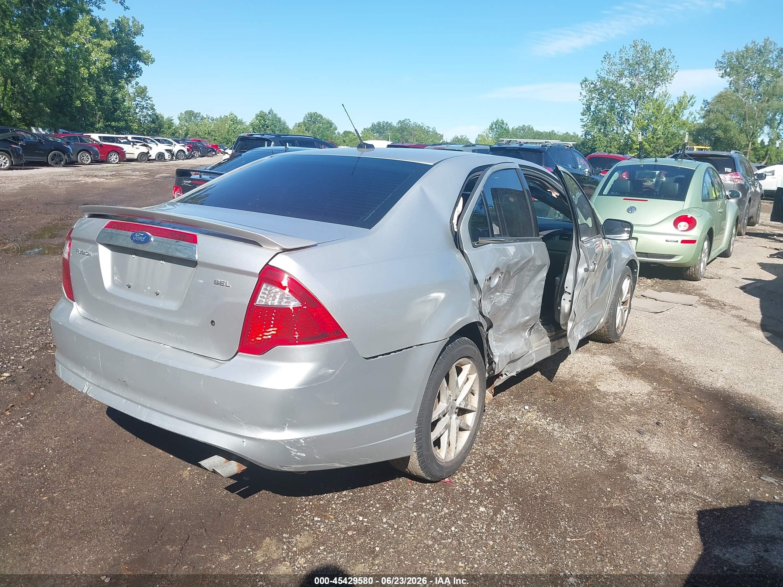 2012 Ford Fusion Sel Silver vin: 3FAHP0JA0CR107159