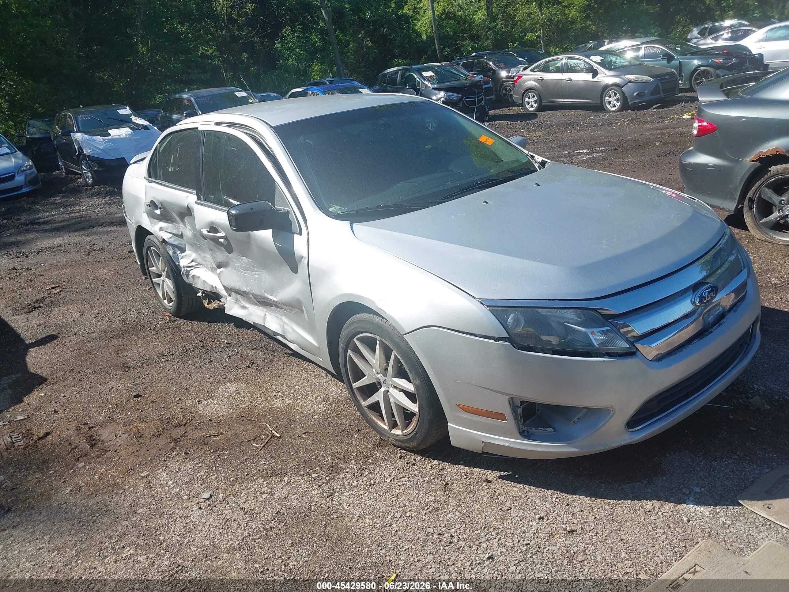 2012 Ford Fusion Sel Silver vin: 3FAHP0JA0CR107159