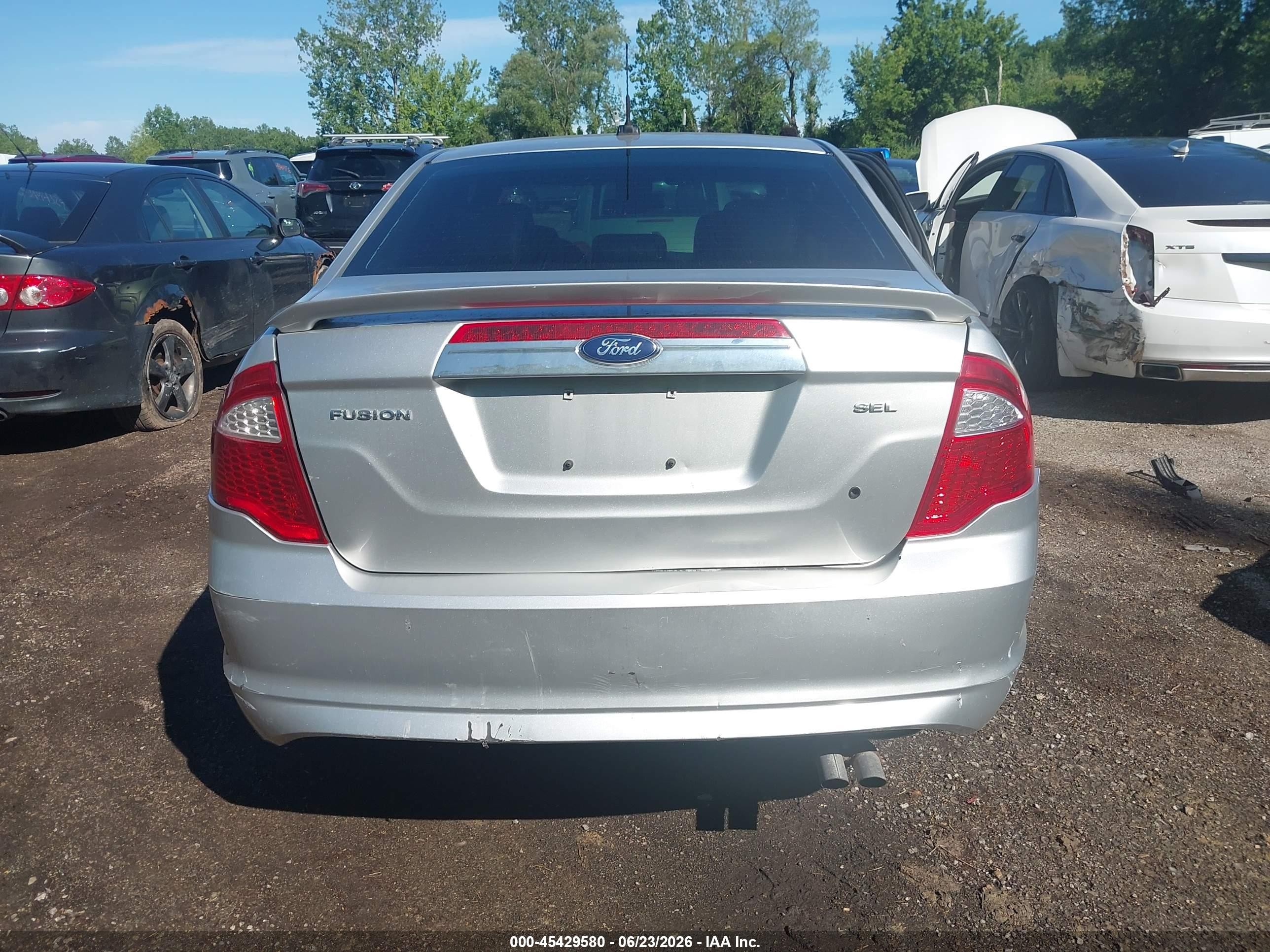 2012 Ford Fusion Sel Silver vin: 3FAHP0JA0CR107159