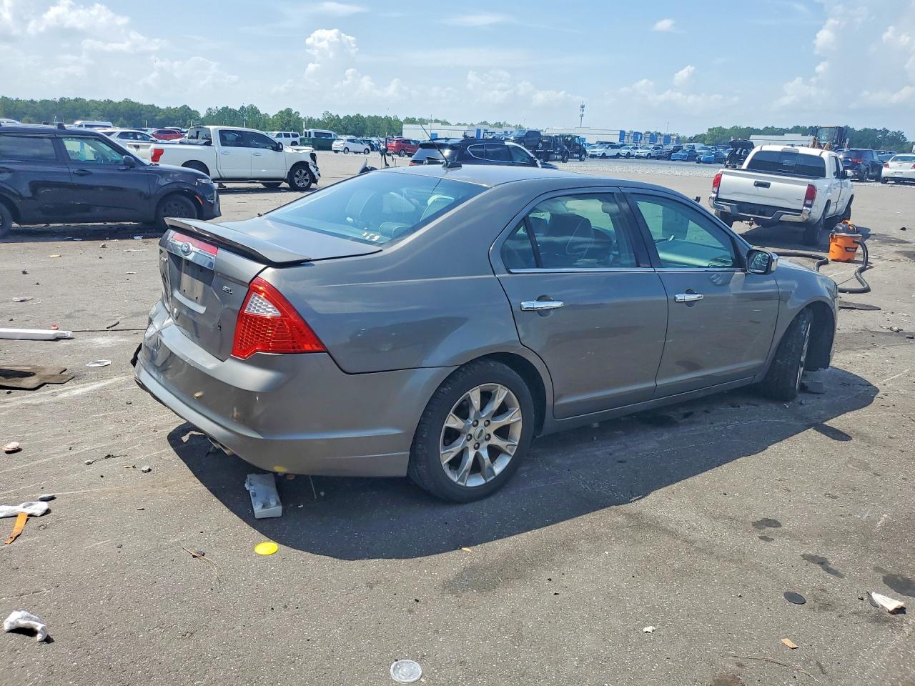2012 Ford Fusion Sel Silver vin: 3FAHP0JA0CR141800