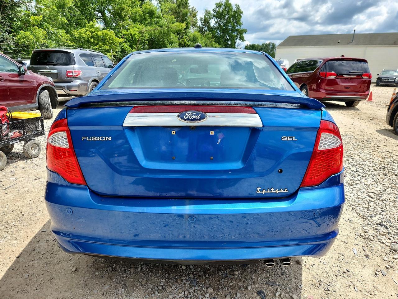 2012 Ford Fusion Sel Blue vin: 3FAHP0JA0CR149489