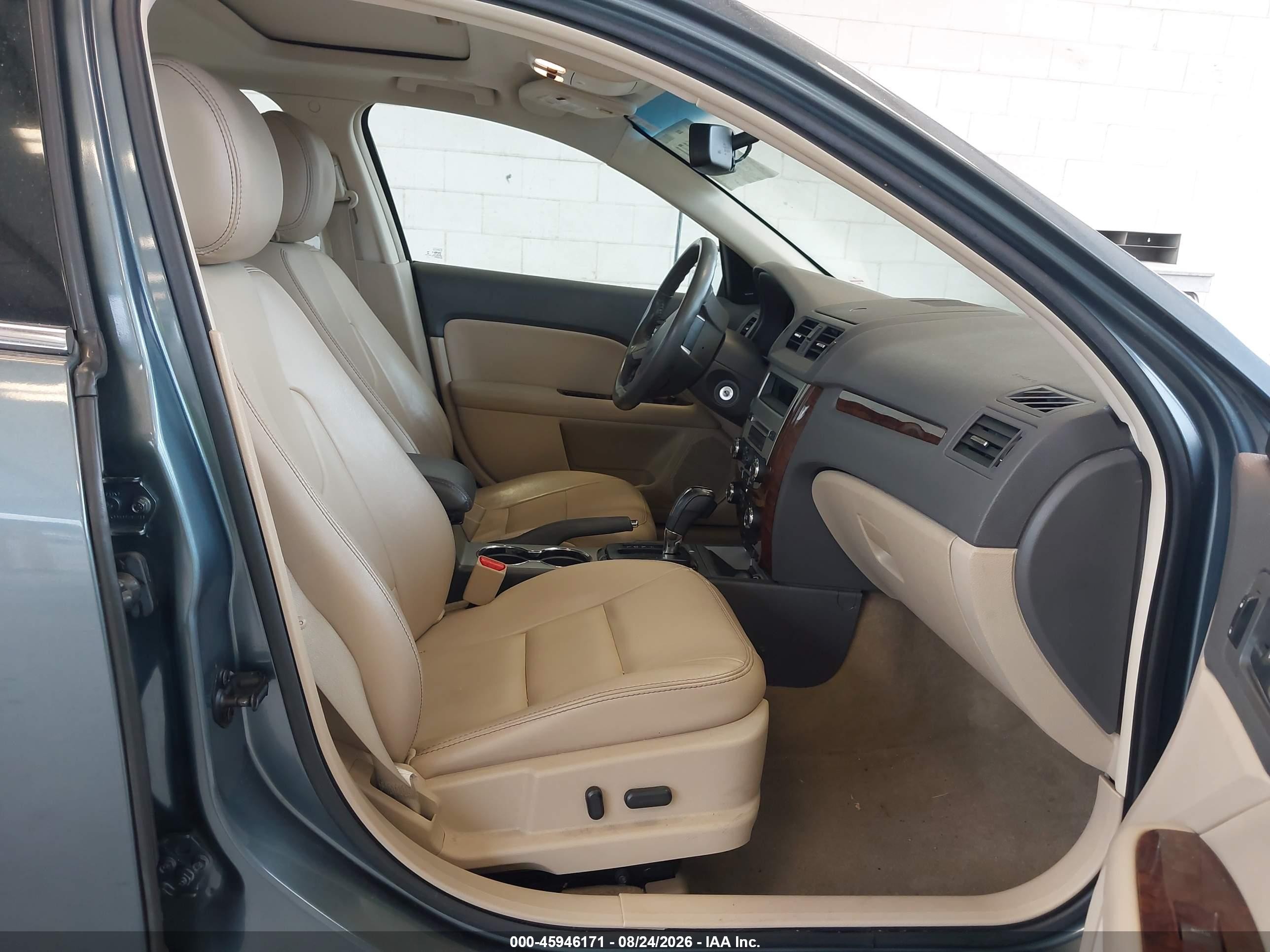 2012 Ford Fusion Sel Blue vin: 3FAHP0JA0CR260088