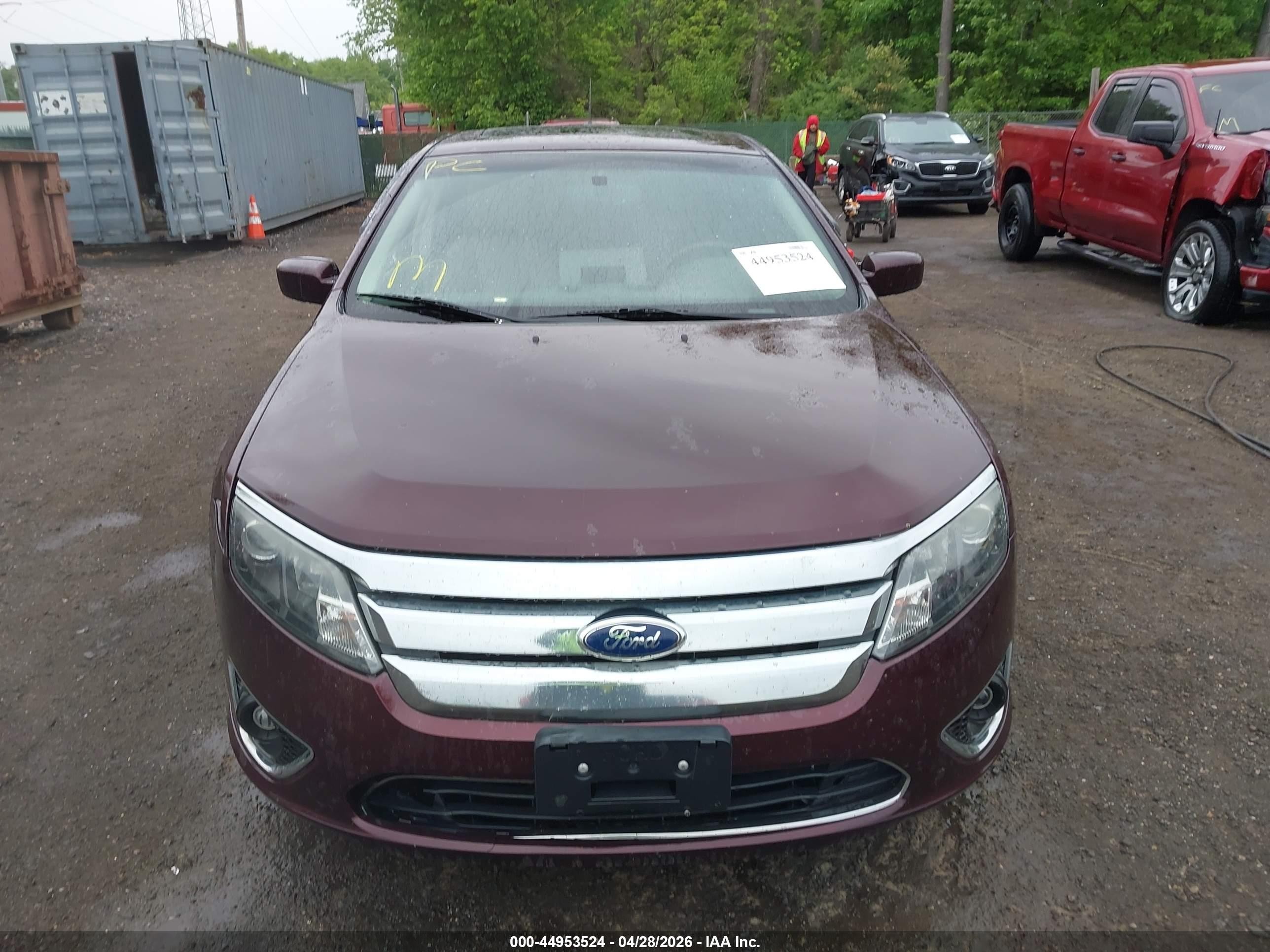 2012 Ford Fusion Sel Бордовый vin: 3FAHP0JA0CR264156