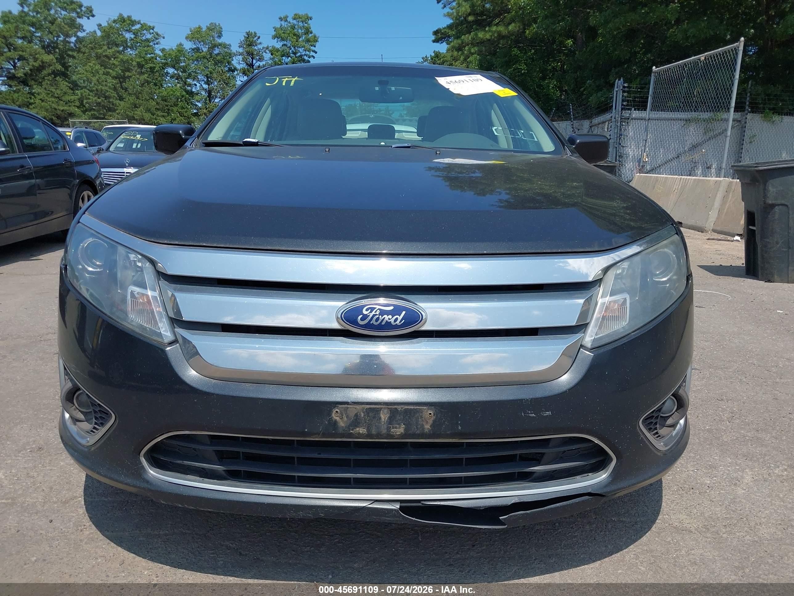 2012 Ford Fusion Sel Black vin: 3FAHP0JA0CR371465
