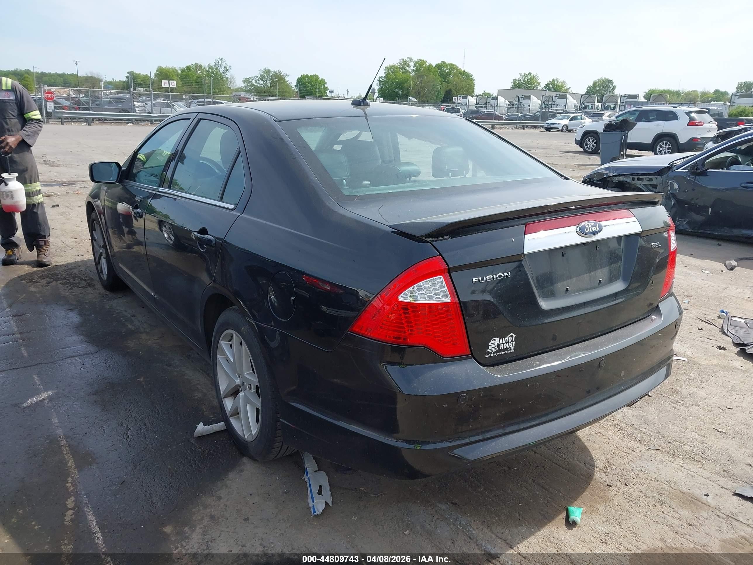 2012 Ford Fusion Sel Black vin: 3FAHP0JA0CR387312