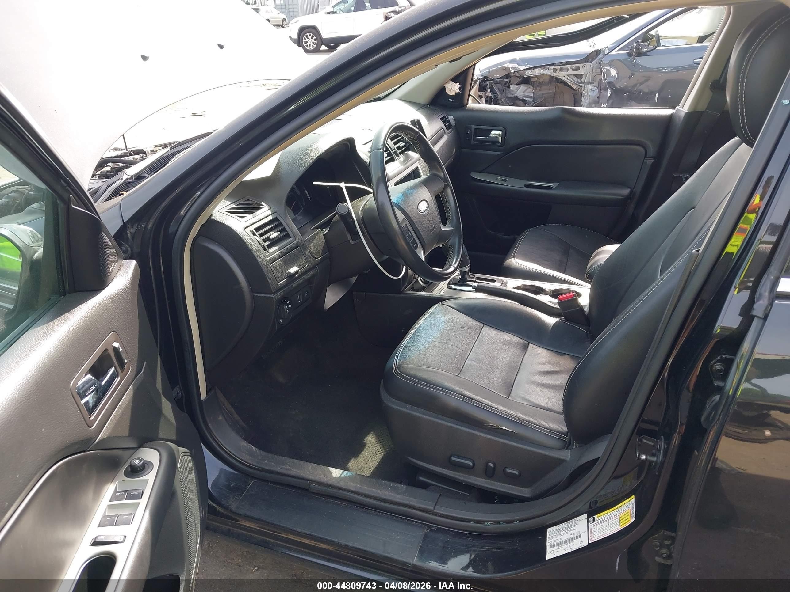 2012 Ford Fusion Sel Black vin: 3FAHP0JA0CR387312