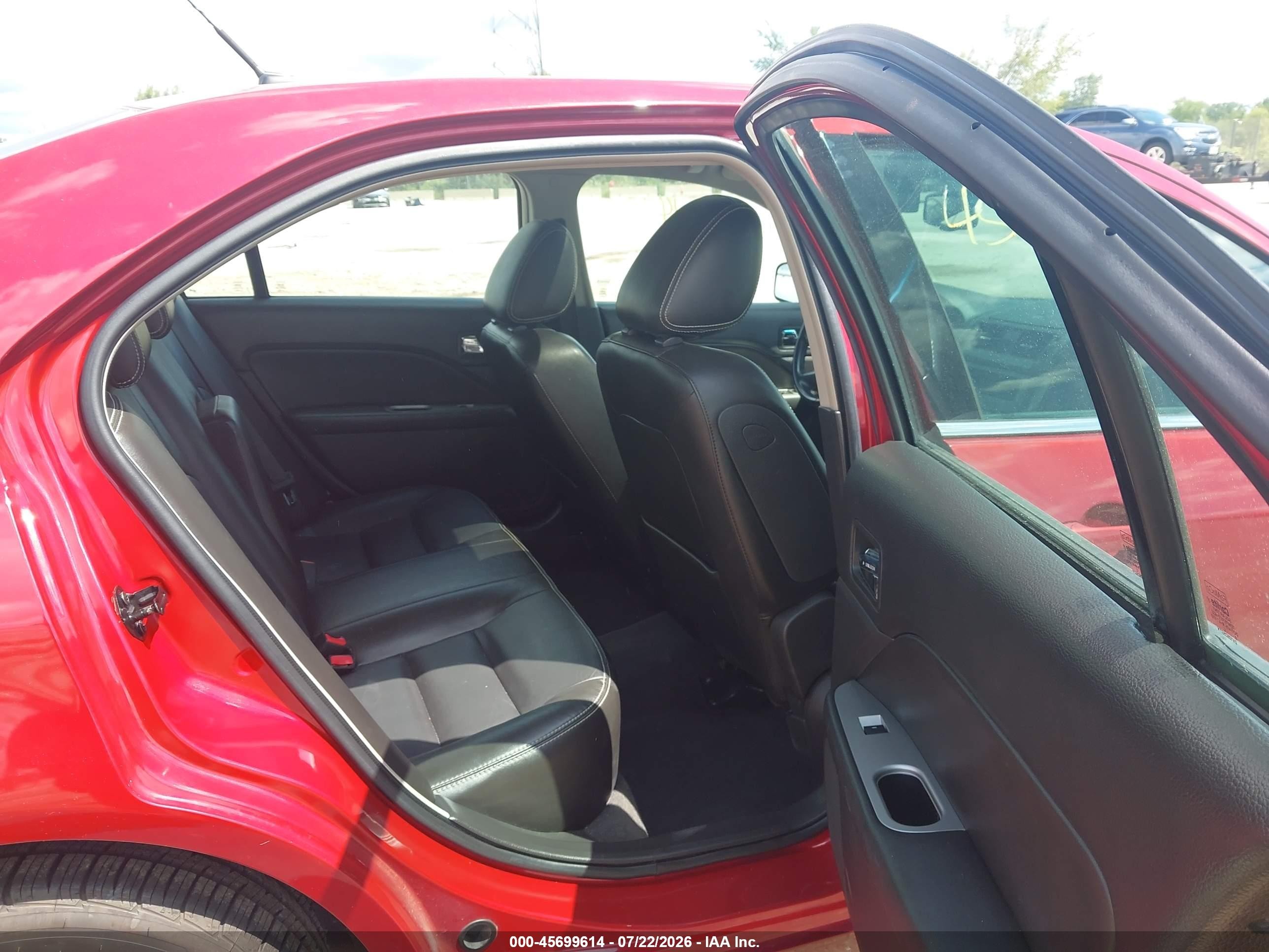 2010 Ford Fusion Sel Red vin: 3FAHP0JA1AR116045
