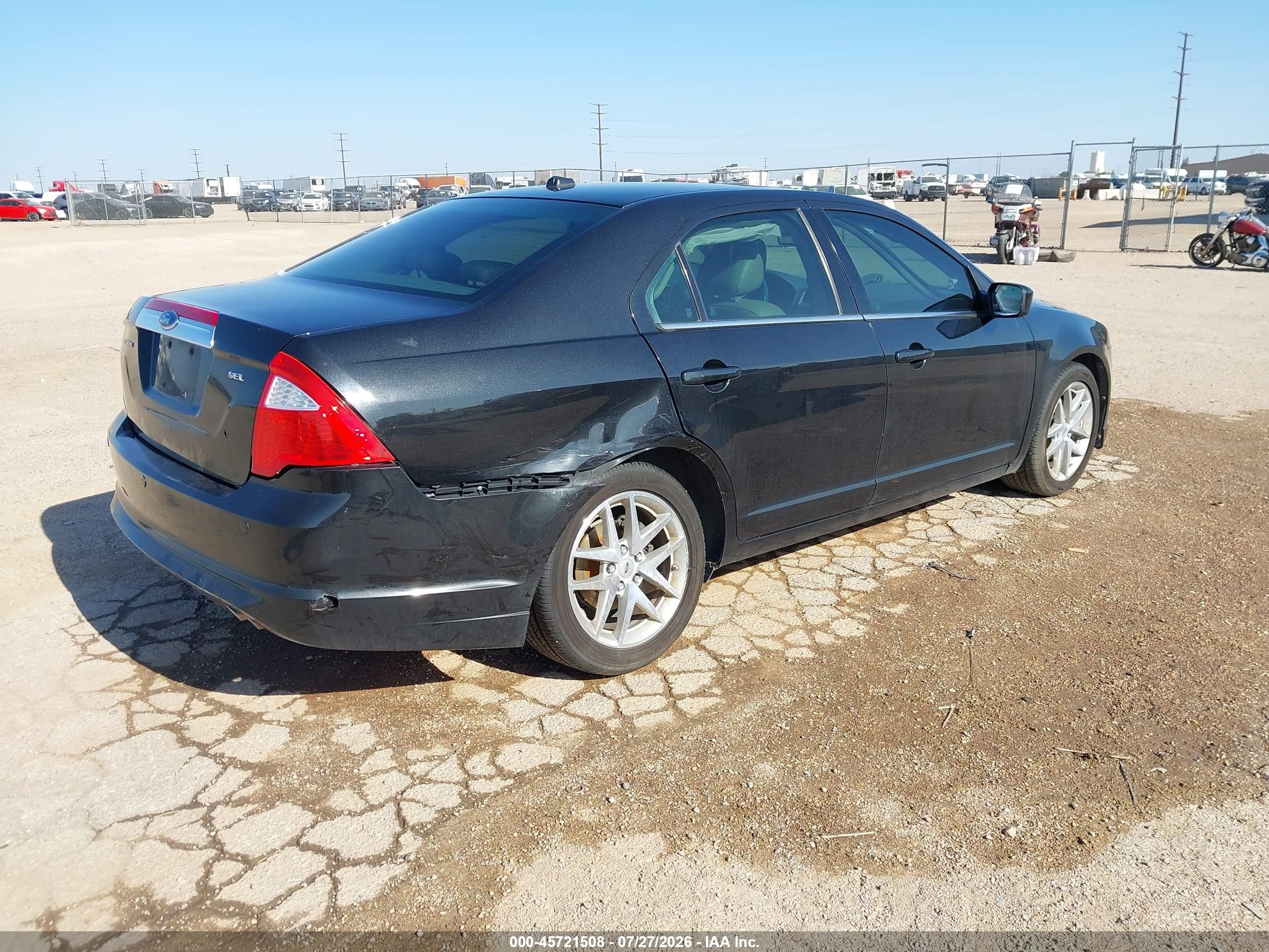 2010 Ford Fusion Sel Black vin: 3FAHP0JA1AR205520