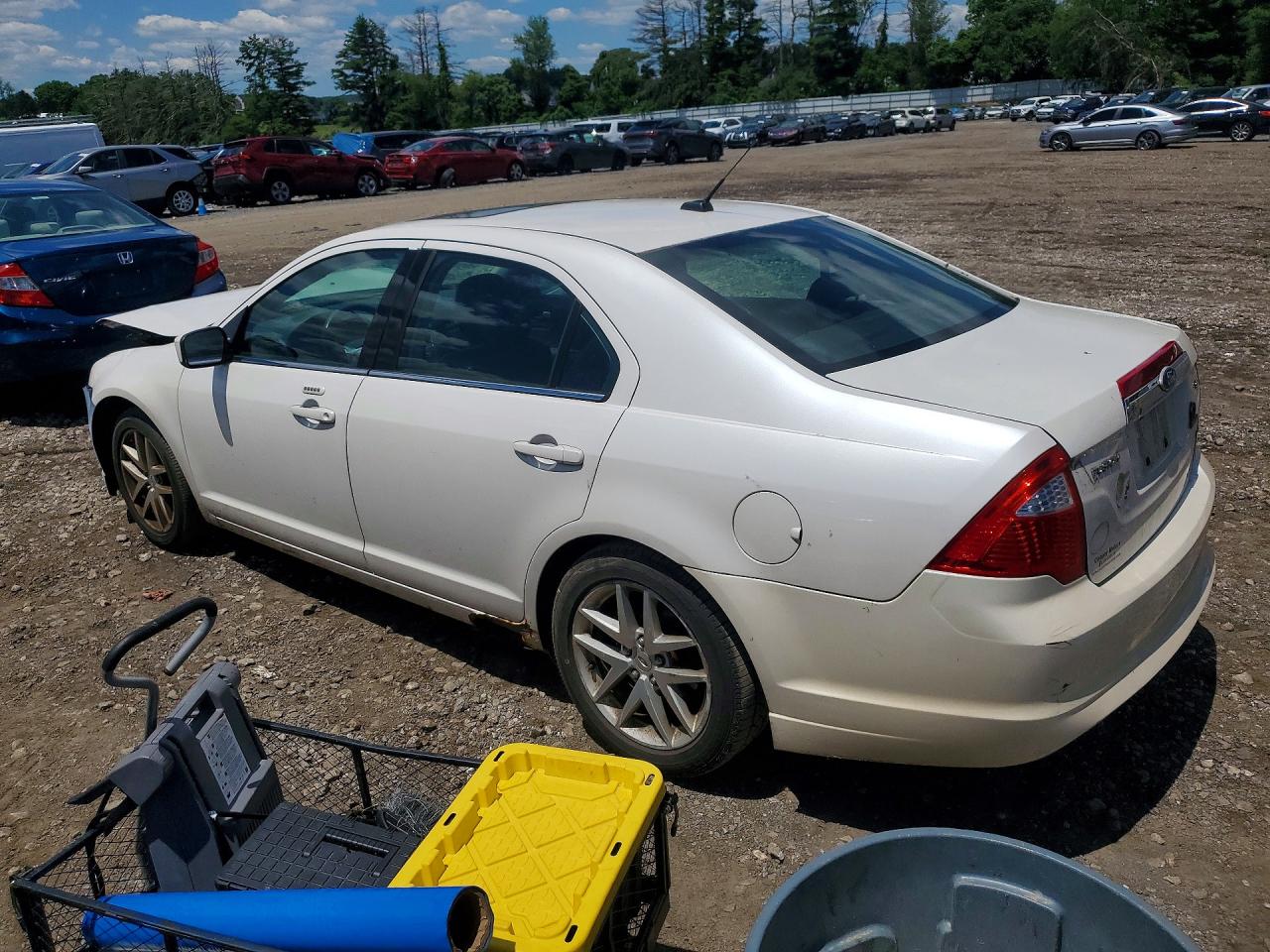 2010 Ford Fusion Sel White vin: 3FAHP0JA1AR239375