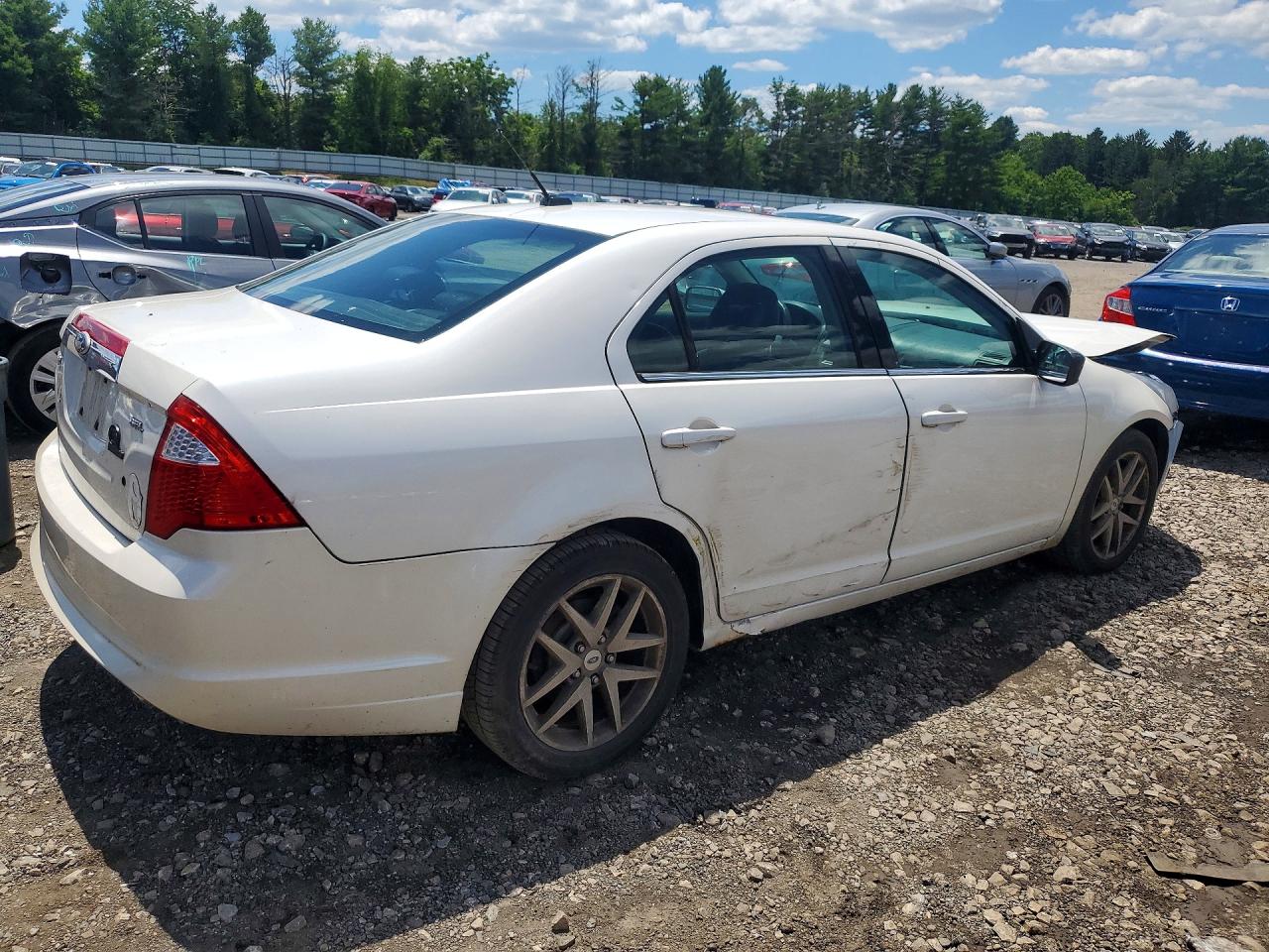 2010 Ford Fusion Sel White vin: 3FAHP0JA1AR239375