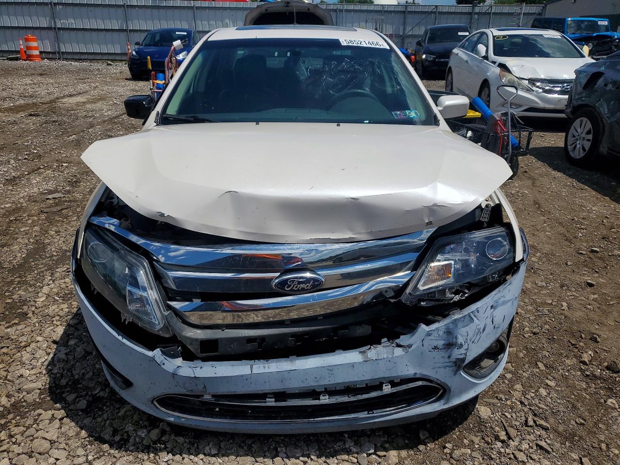 2010 Ford Fusion Sel White vin: 3FAHP0JA1AR239375