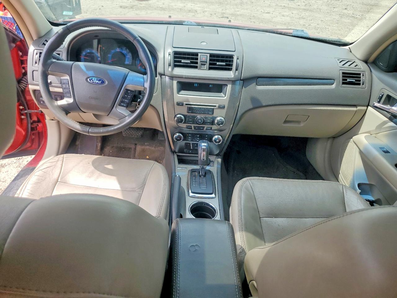 2010 Ford Fusion Sel Red vin: 3FAHP0JA1AR371827