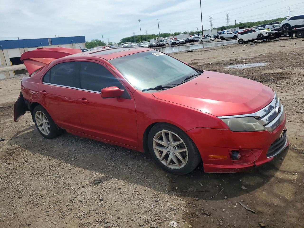 2010 Ford Fusion Sel Red vin: 3FAHP0JA1AR371827