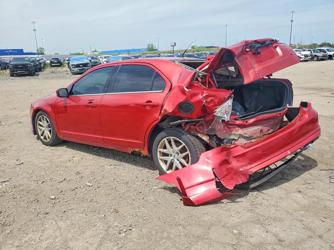 2010 Ford Fusion Sel Red vin: 3FAHP0JA1AR371827