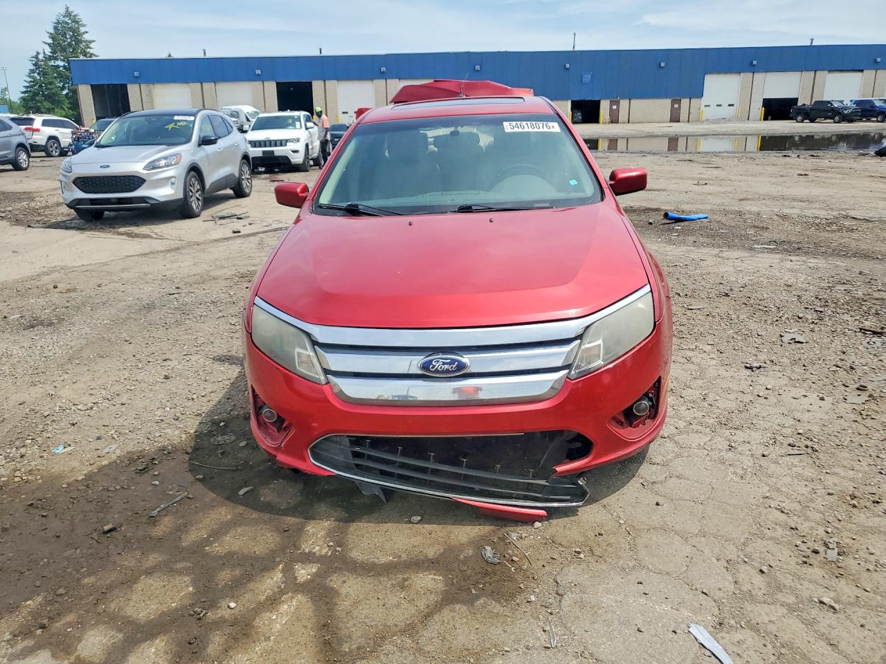 2010 Ford Fusion Sel Red vin: 3FAHP0JA1AR371827