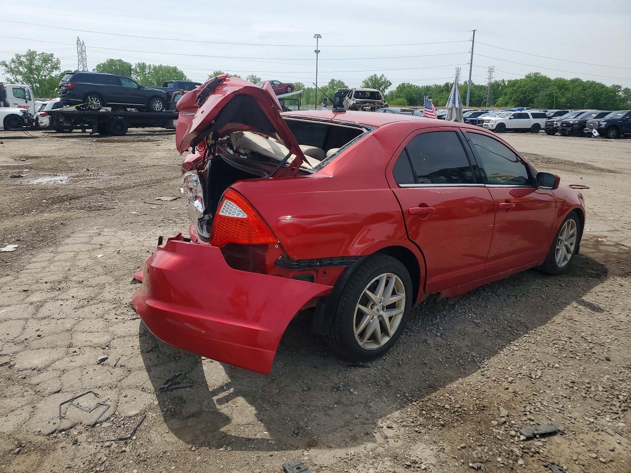 2010 Ford Fusion Sel Red vin: 3FAHP0JA1AR371827