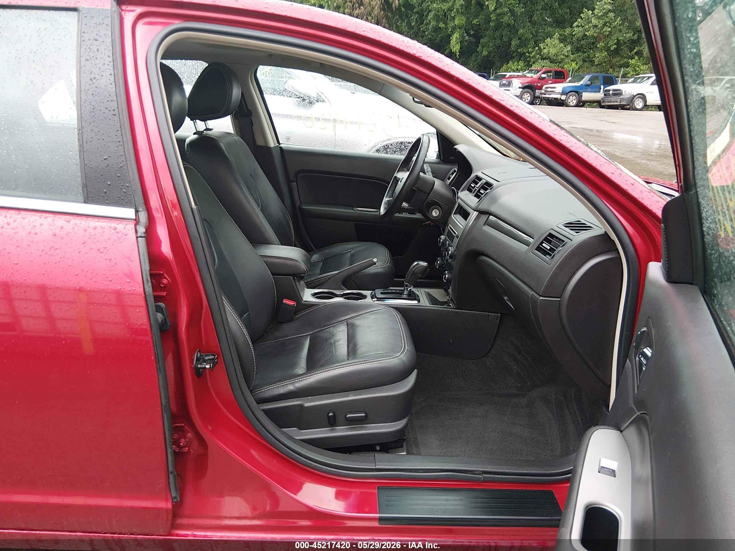 2011 Ford Fusion Sel Red vin: 3FAHP0JA1BR285824