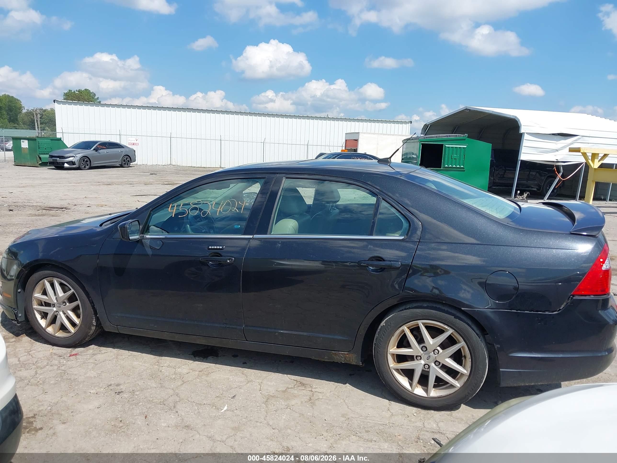 2011 Ford Fusion Sel Black vin: 3FAHP0JA1BR323889