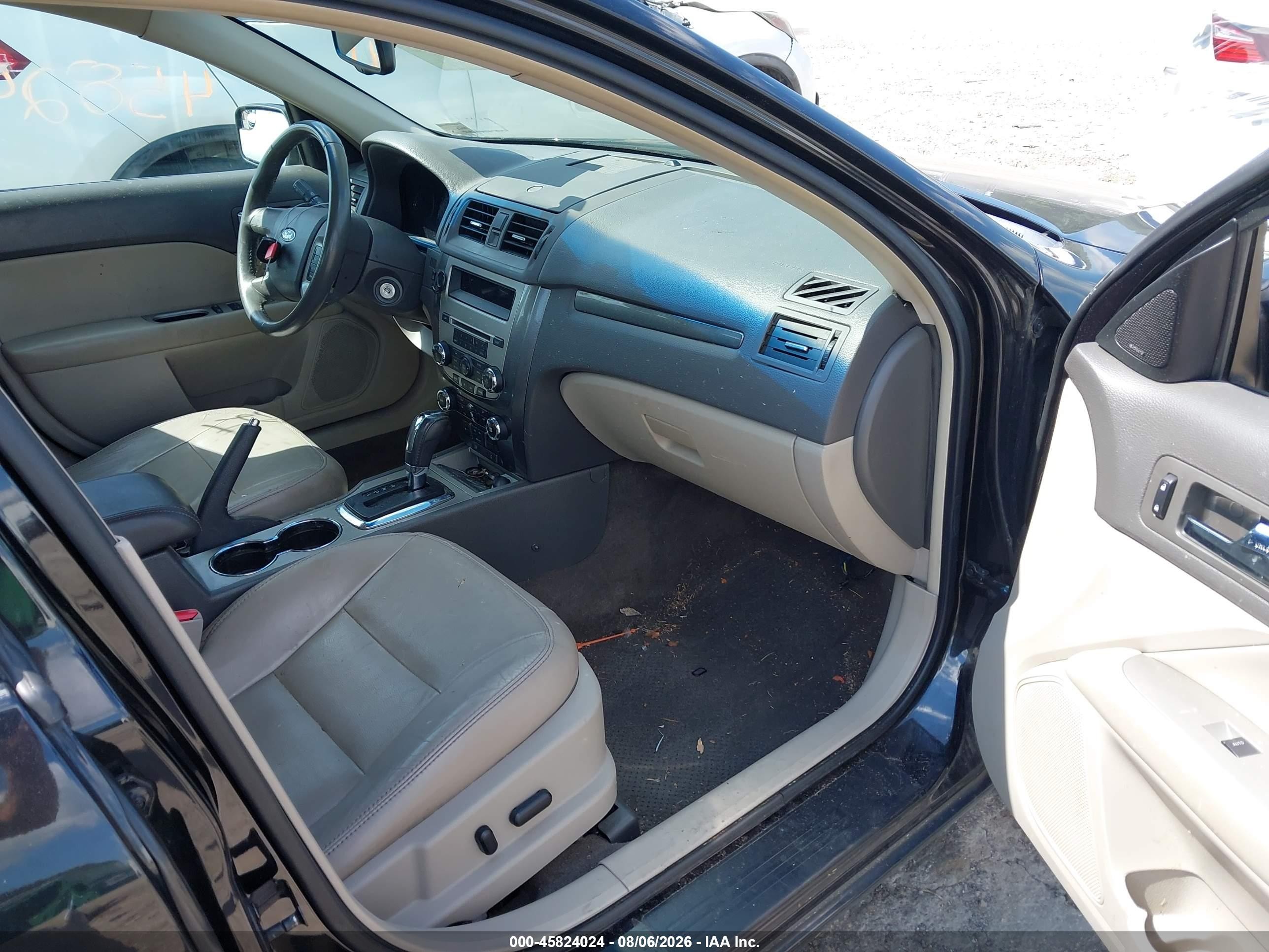 2011 Ford Fusion Sel Black vin: 3FAHP0JA1BR323889