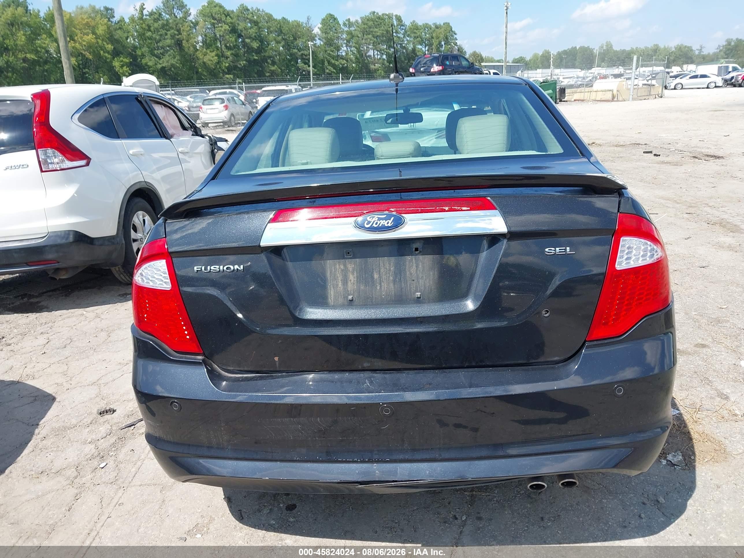 2011 Ford Fusion Sel Black vin: 3FAHP0JA1BR323889