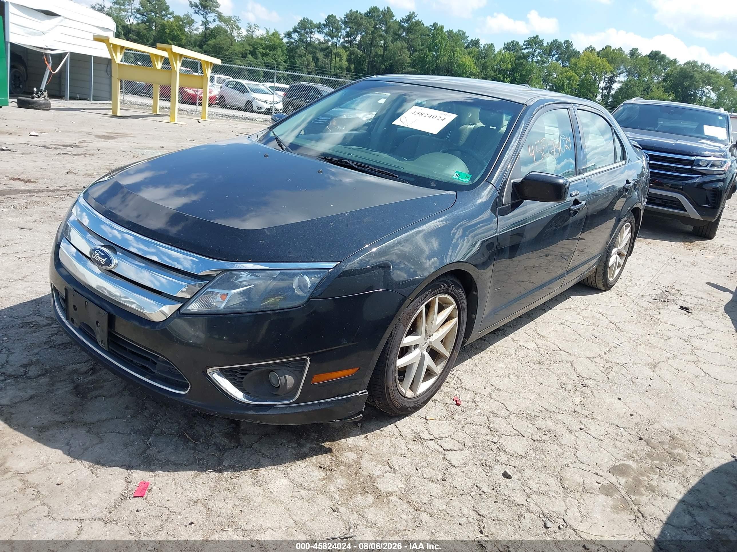 2011 Ford Fusion Sel Black vin: 3FAHP0JA1BR323889