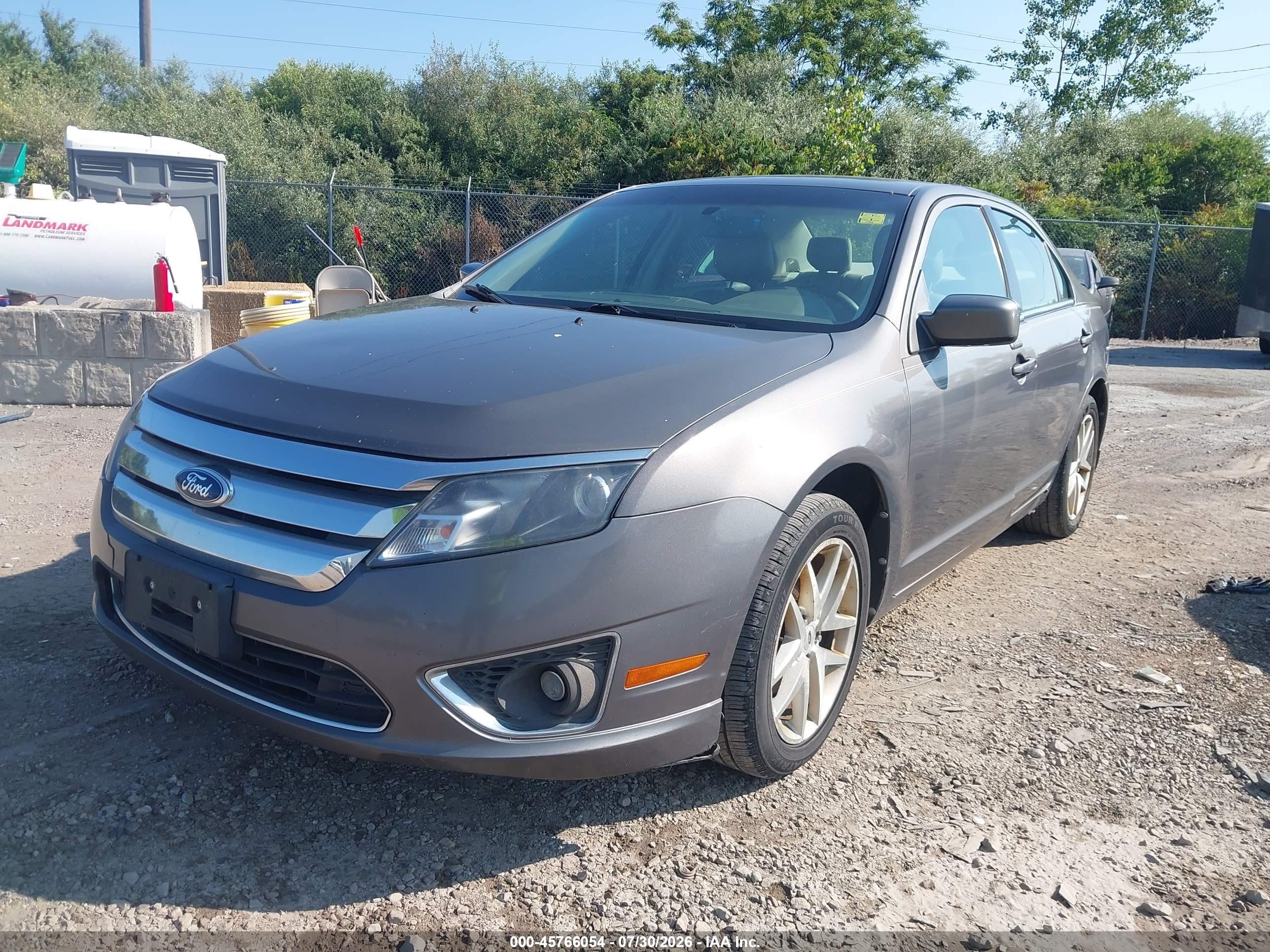 2012 Ford Fusion Sel Gray vin: 3FAHP0JA1CR223969