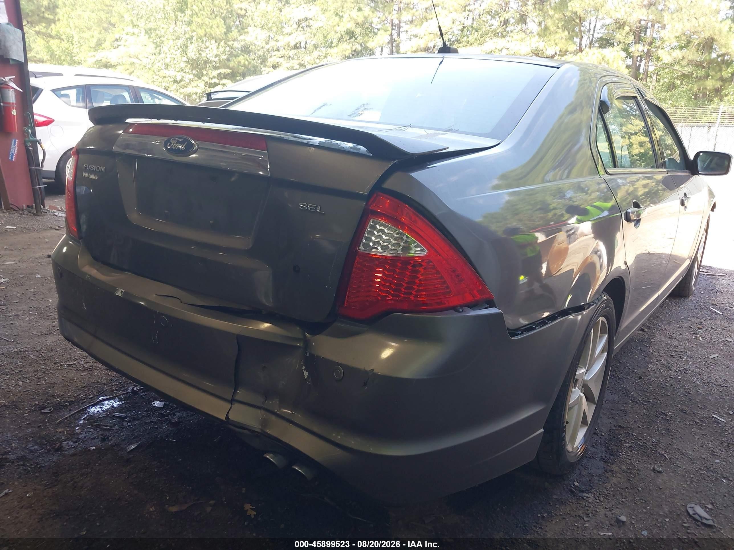 2012 Ford Fusion Sel Blue vin: 3FAHP0JA1CR253702