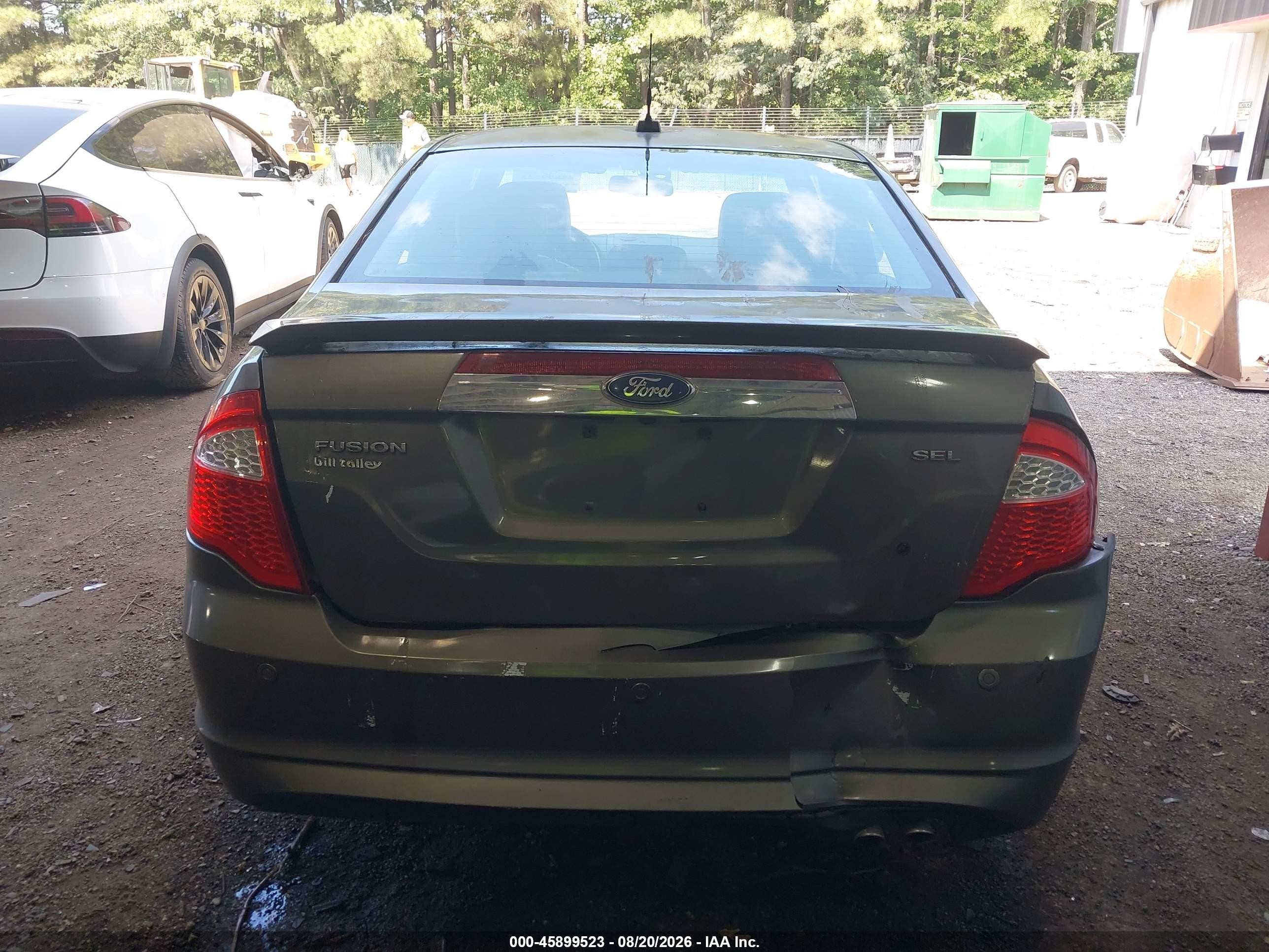 2012 Ford Fusion Sel Blue vin: 3FAHP0JA1CR253702