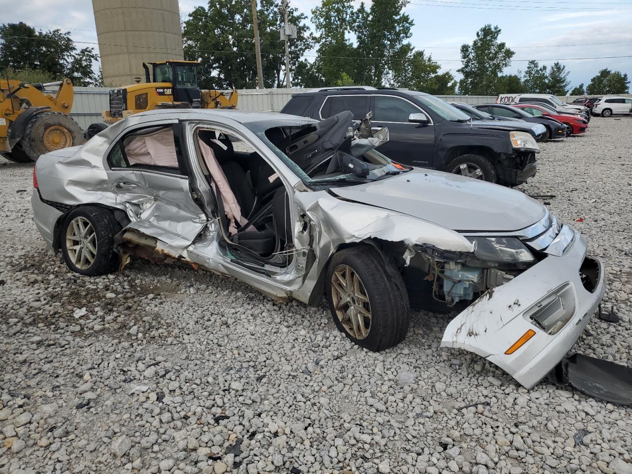 2012 Ford Fusion Sel Silver vin: 3FAHP0JA1CR334599