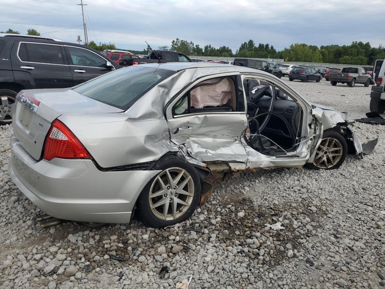 2012 Ford Fusion Sel Silver vin: 3FAHP0JA1CR334599