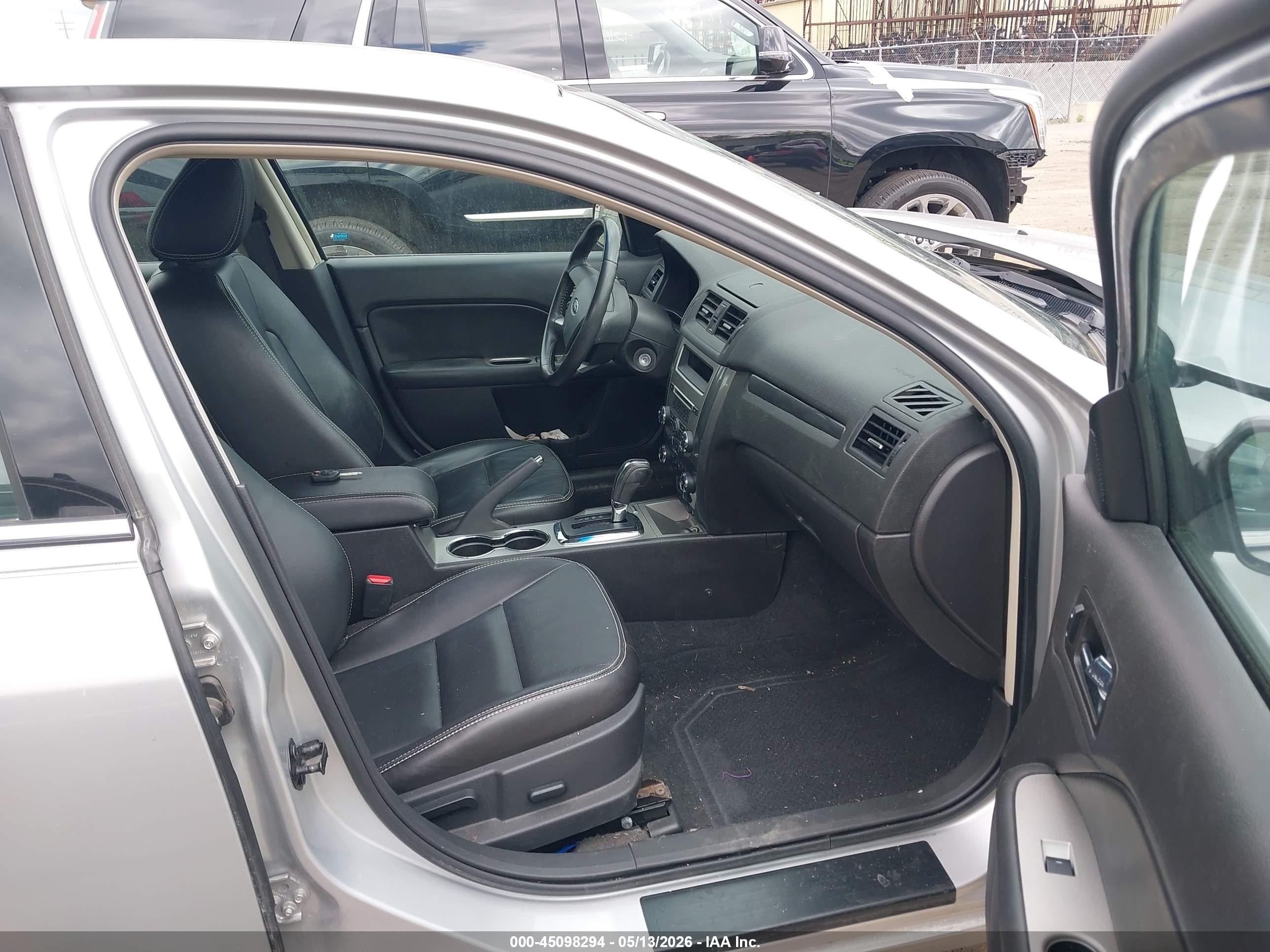 2010 Ford Fusion Sel Silver vin: 3FAHP0JA2AR275916