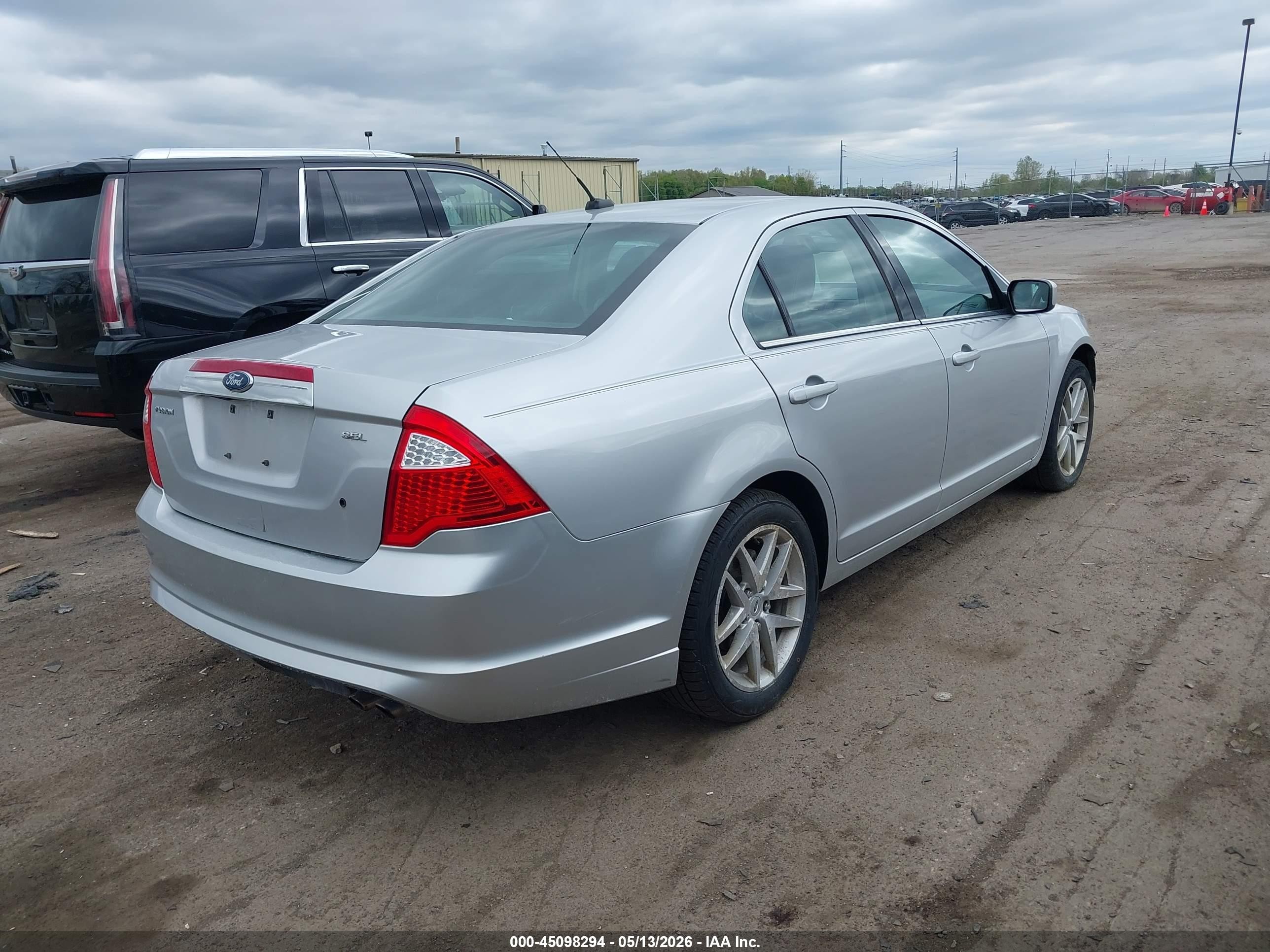 2010 Ford Fusion Sel Silver vin: 3FAHP0JA2AR275916