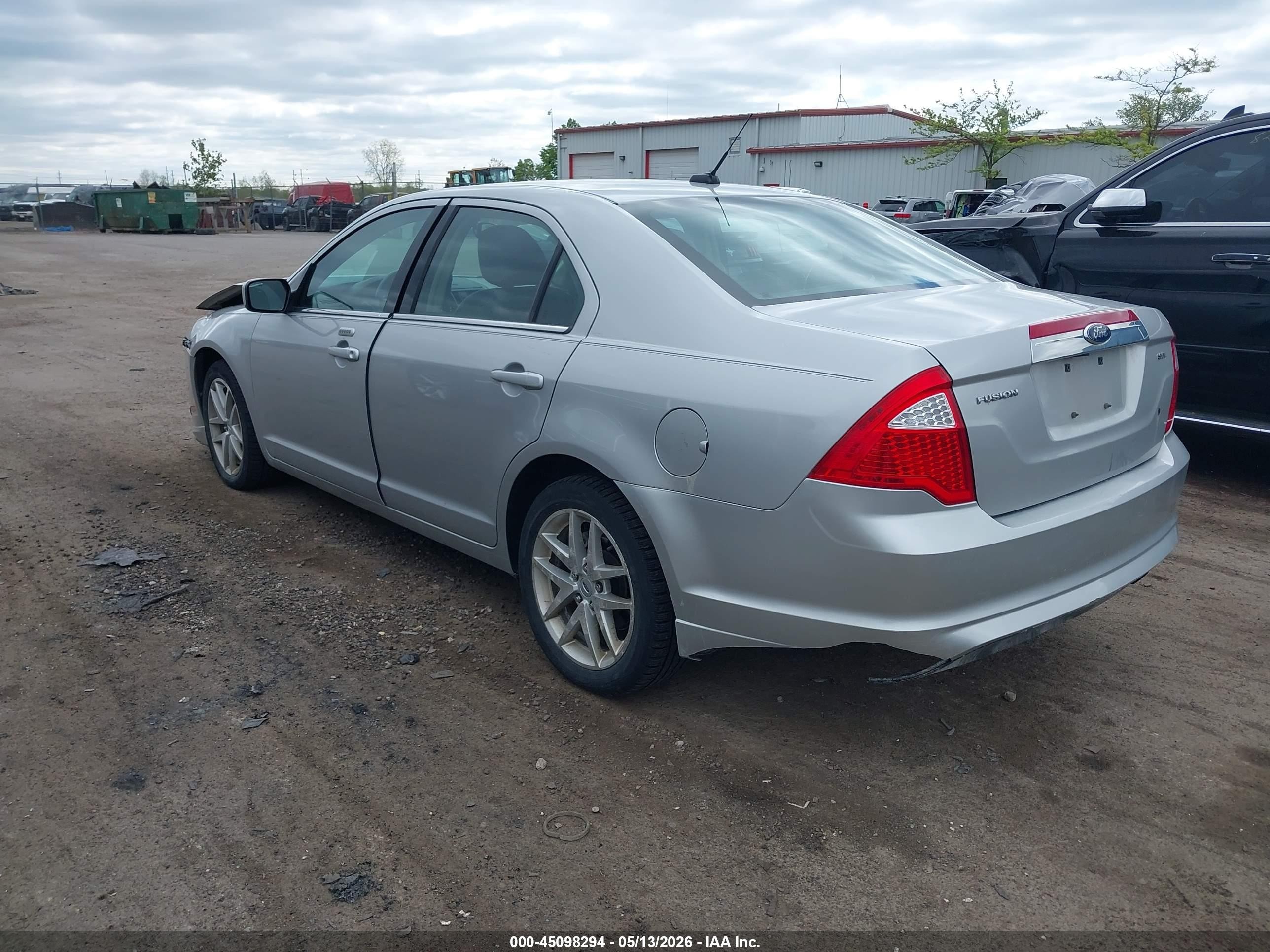 2010 Ford Fusion Sel Silver vin: 3FAHP0JA2AR275916