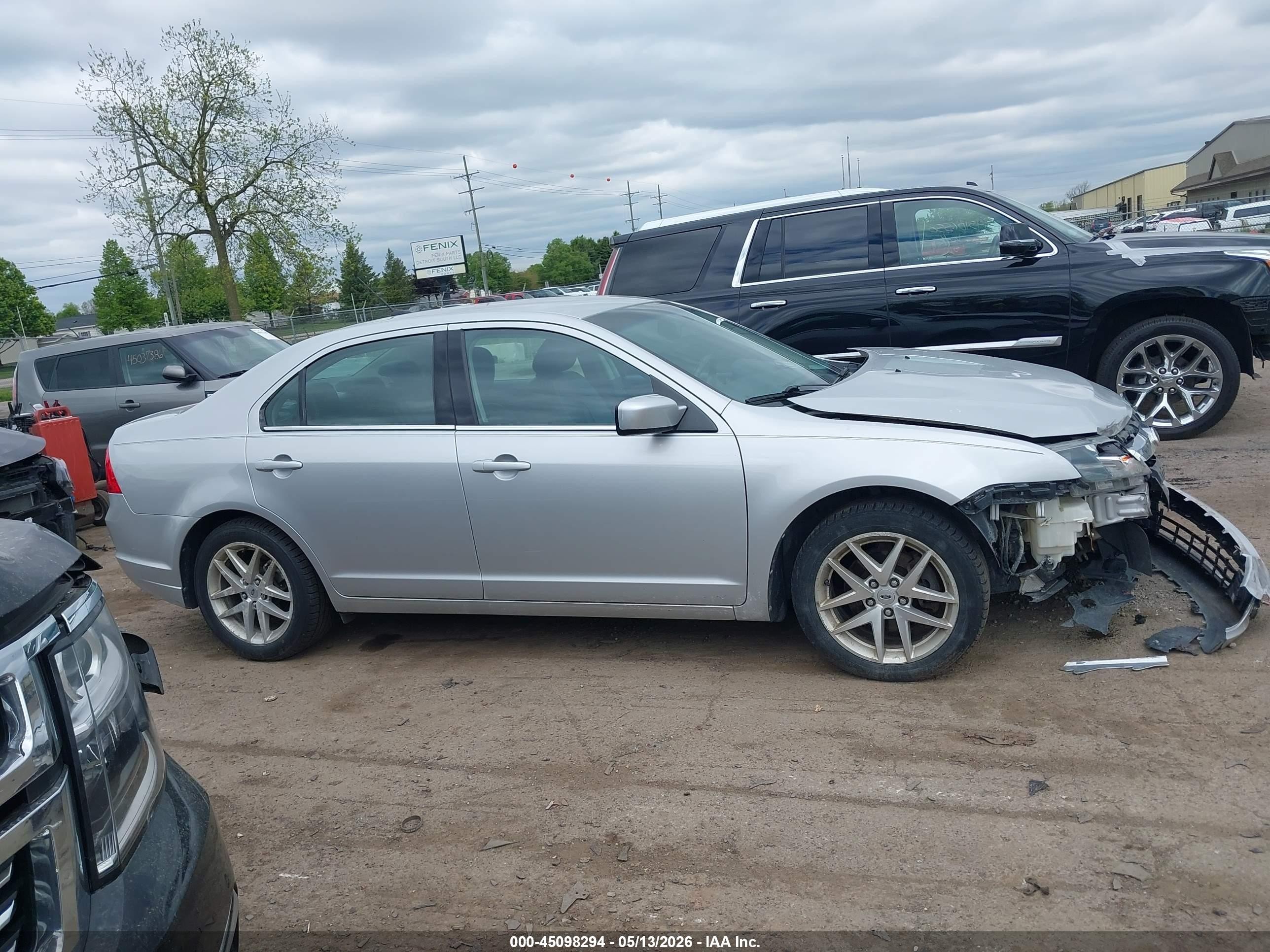 2010 Ford Fusion Sel Silver vin: 3FAHP0JA2AR275916