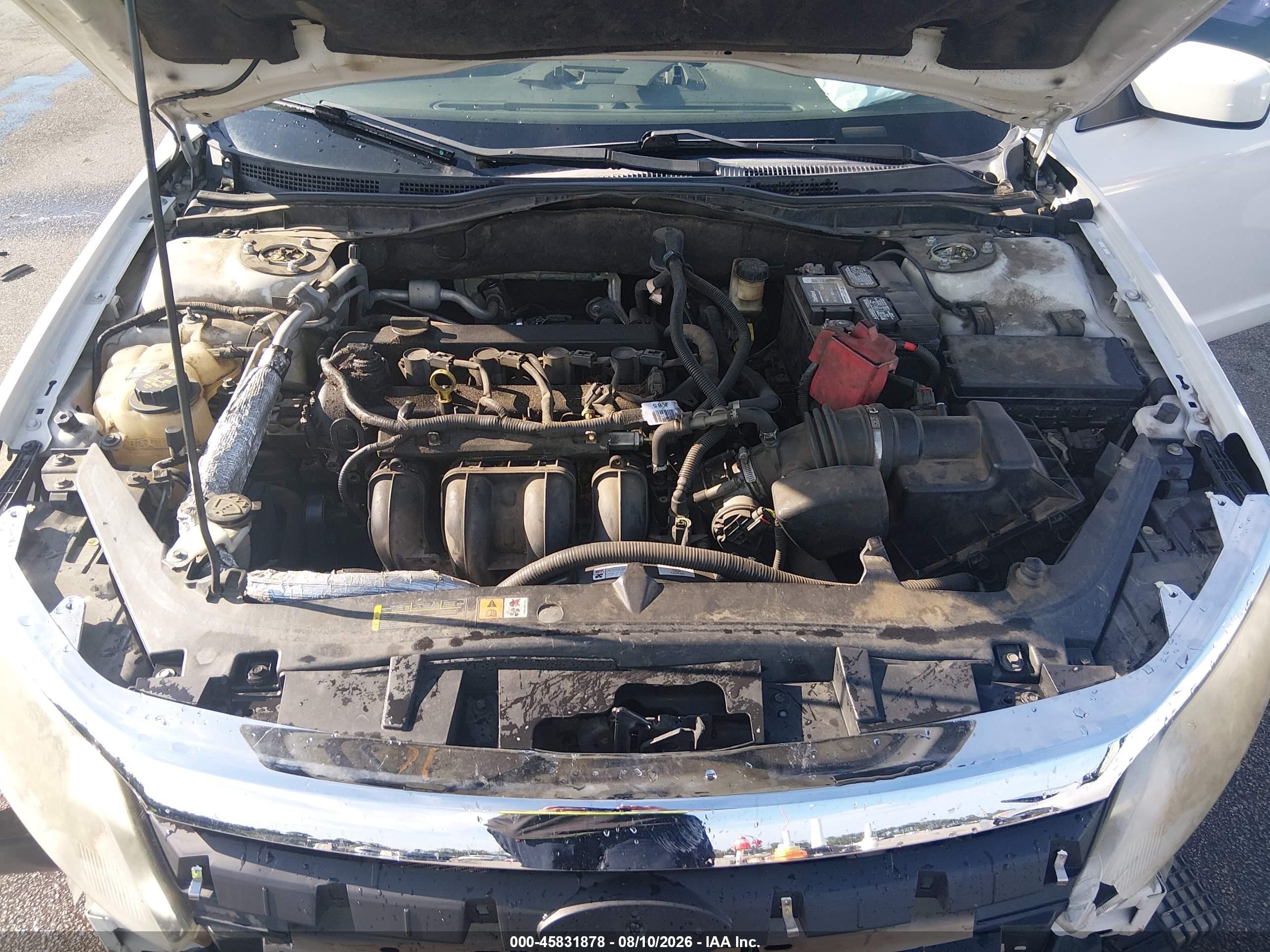 2010 Ford Fusion Sel White vin: 3FAHP0JA2AR340540