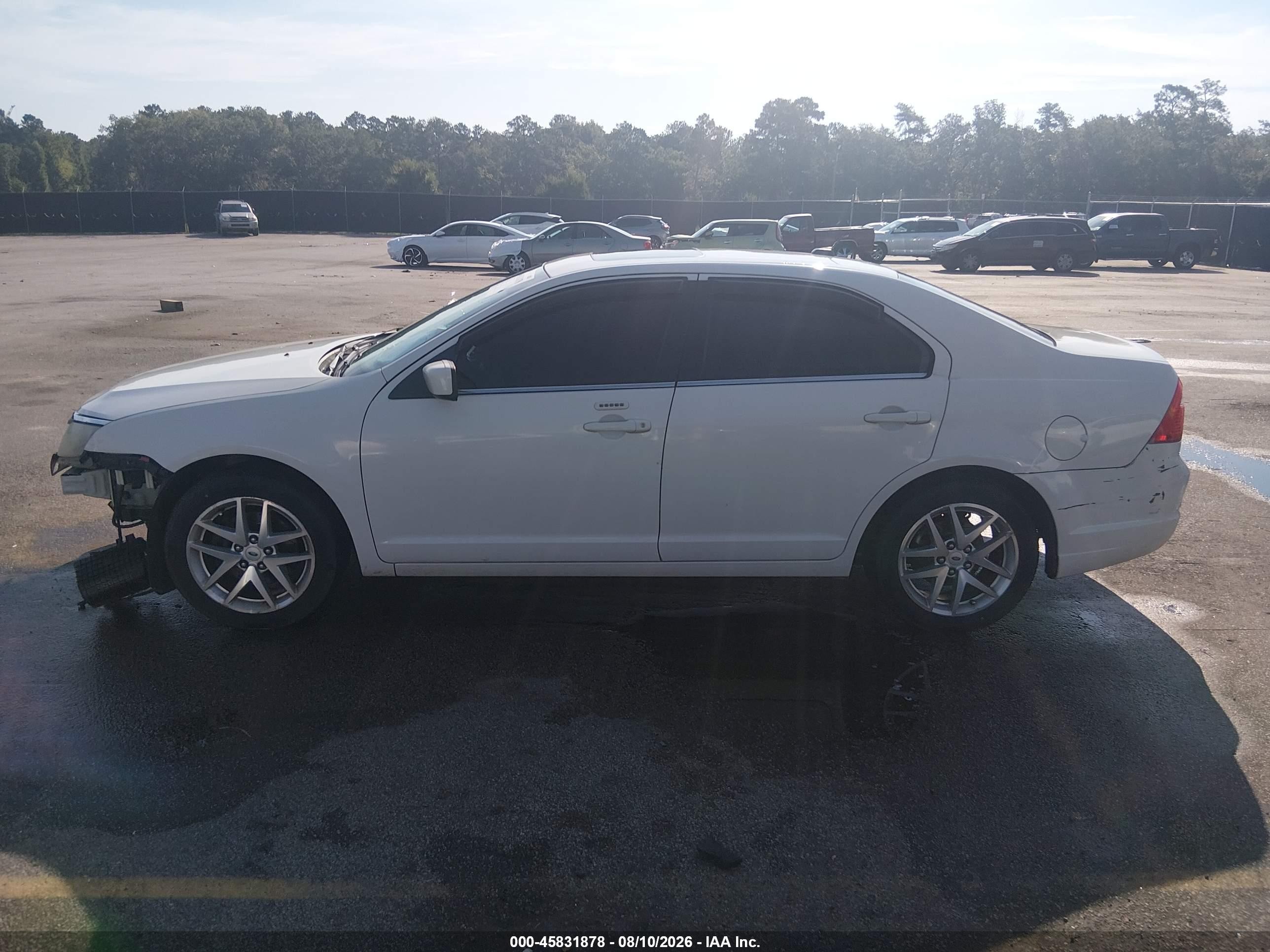 2010 Ford Fusion Sel White vin: 3FAHP0JA2AR340540