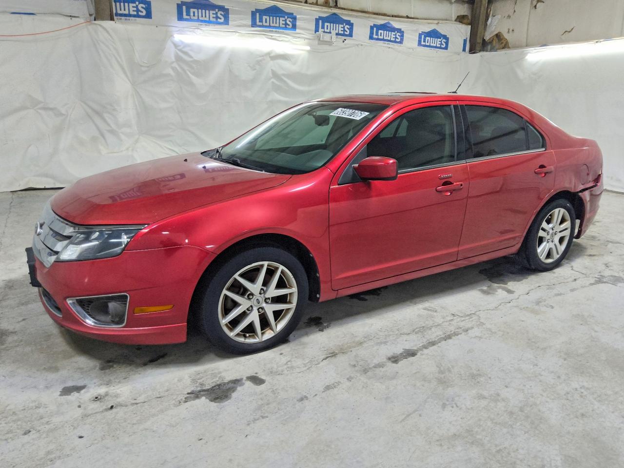 2010 Ford Fusion Sel Red vin: 3FAHP0JA2AR381203