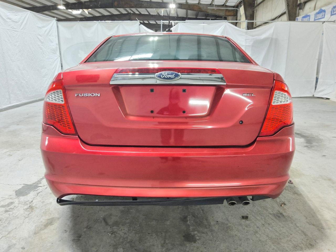 2010 Ford Fusion Sel Red vin: 3FAHP0JA2AR381203