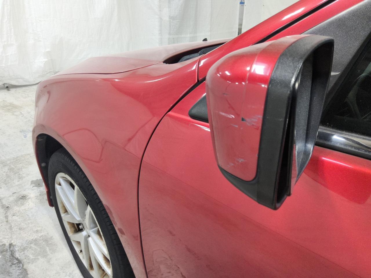 2010 Ford Fusion Sel Red vin: 3FAHP0JA2AR381203 Damage: Left Mirror, Heavy Scratch, 2 To 3 Inches
