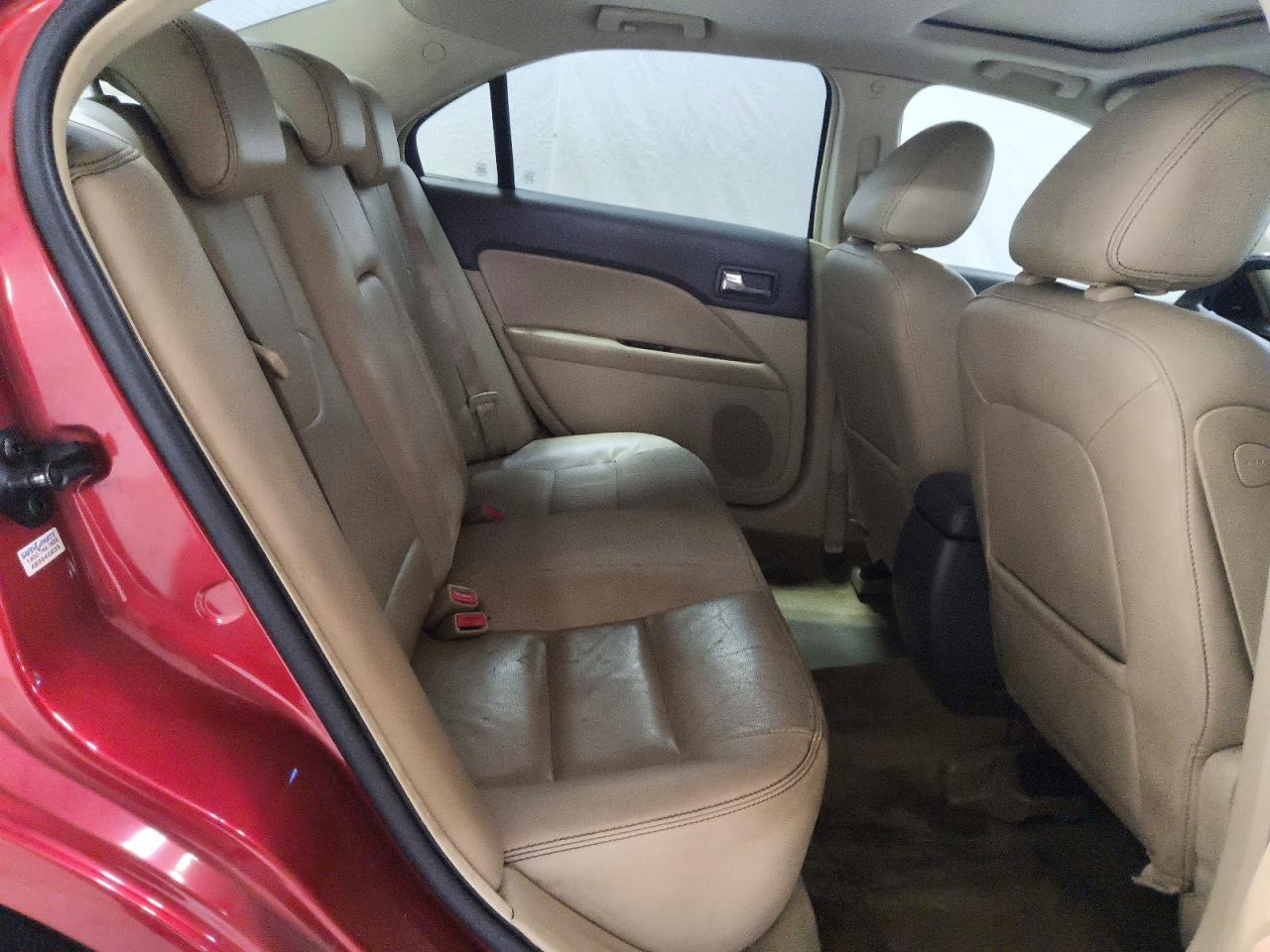 2010 Ford Fusion Sel Red vin: 3FAHP0JA2AR381203