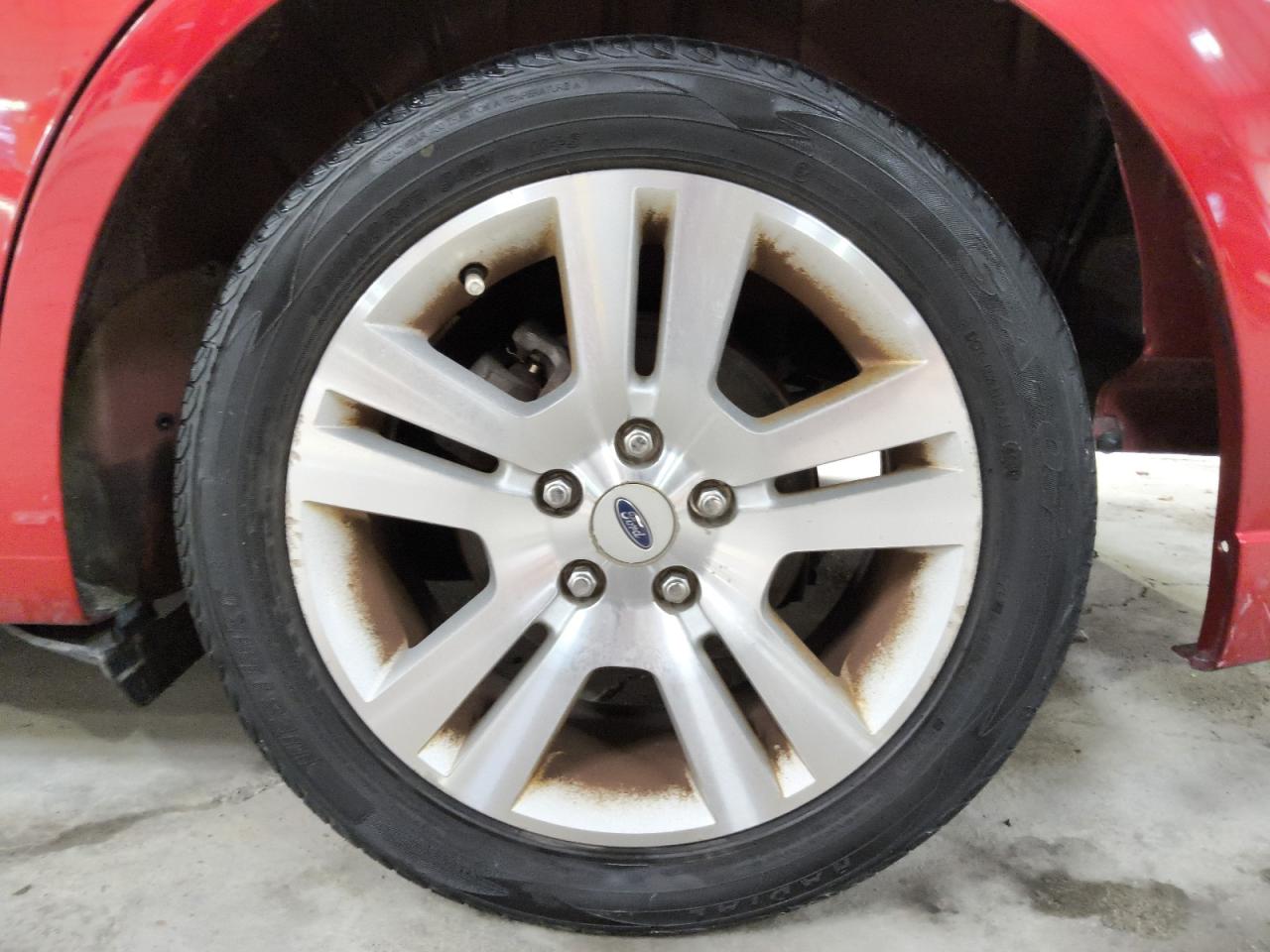 2010 Ford Fusion Sel Red vin: 3FAHP0JA2AR381203 Damage: Left Rear Wheel, Curb Rash, > 12 Inches