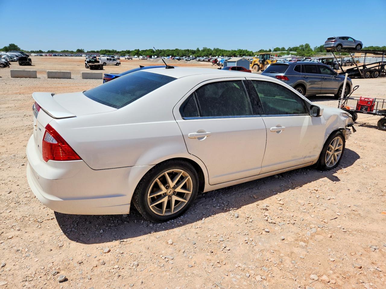 2010 Ford Fusion Sel White vin: 3FAHP0JA2AR409596