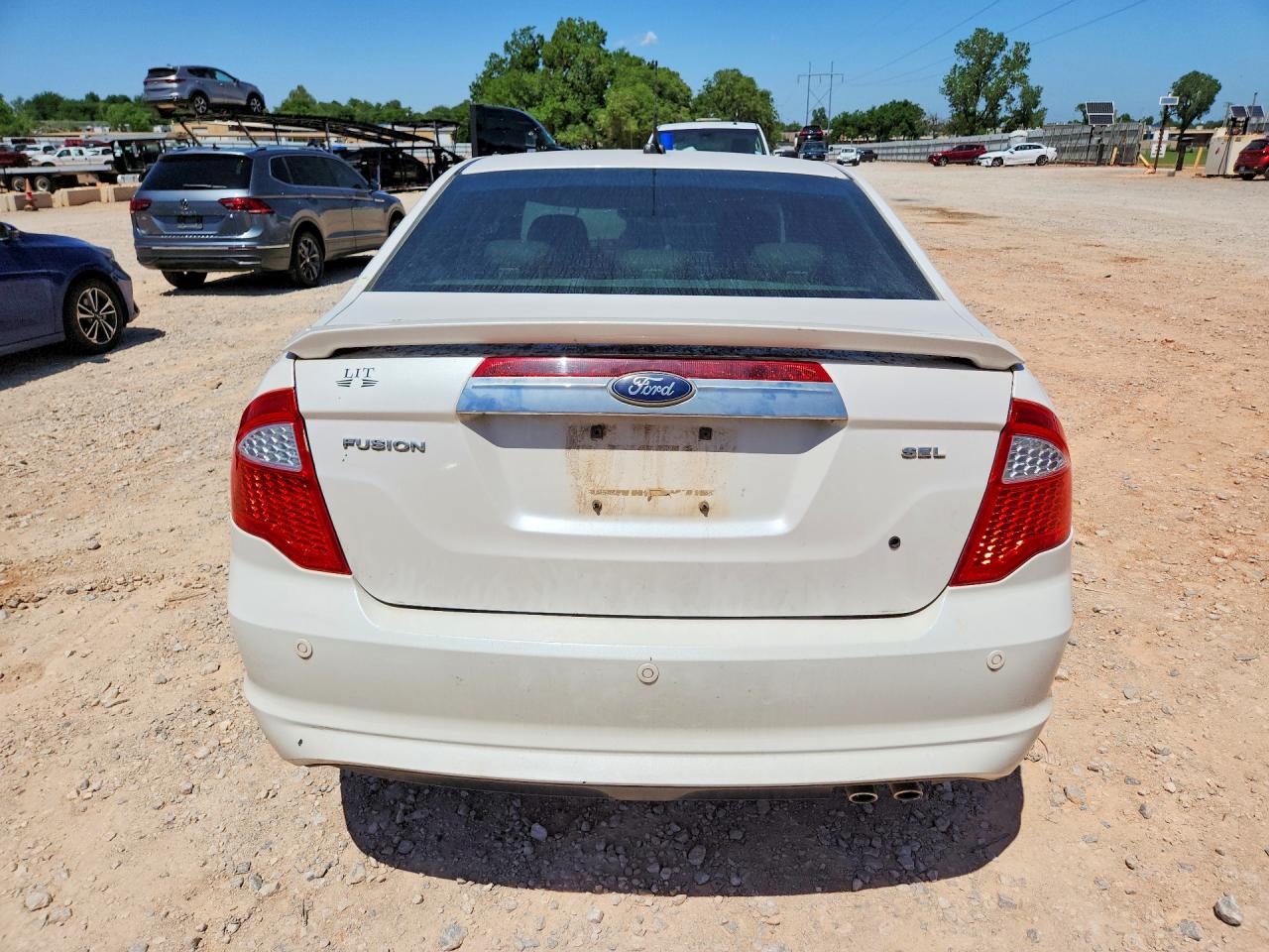 2010 Ford Fusion Sel White vin: 3FAHP0JA2AR409596